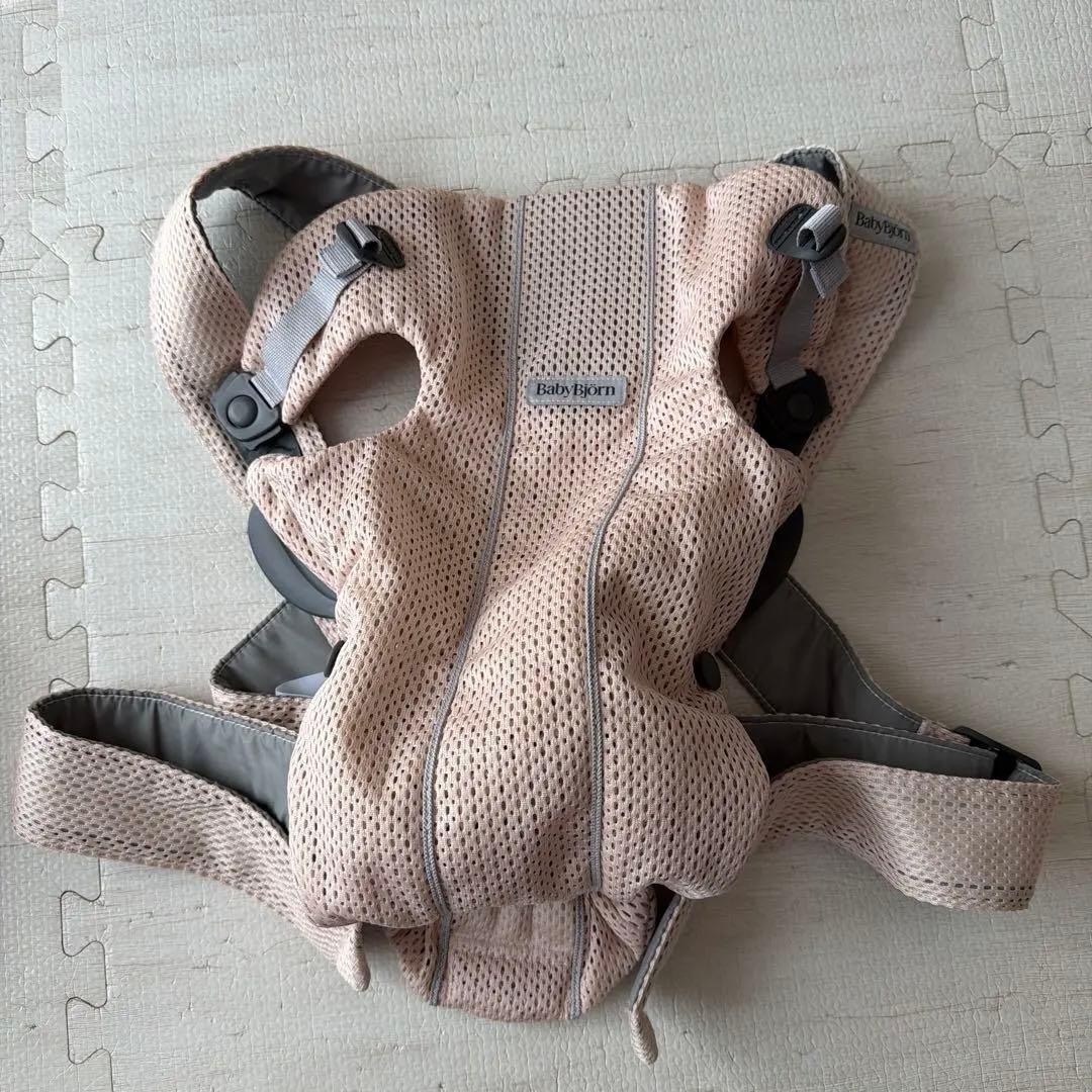 BabyBjörn ベビーキャリア MINI パーリーピンク 3Dメッシュ