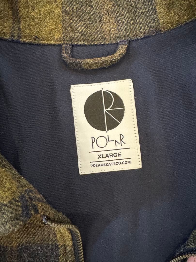 a*e様 POLAR SKATE CO. チェック柄ジャケット XL