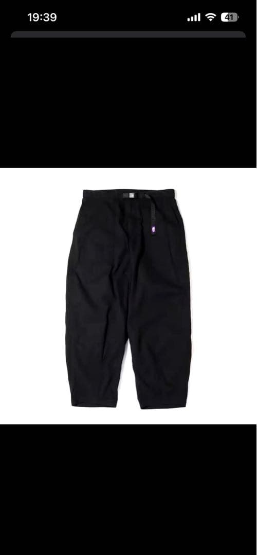 THE NORTH FACE ワイドクロップドパンツ 36ブラック
