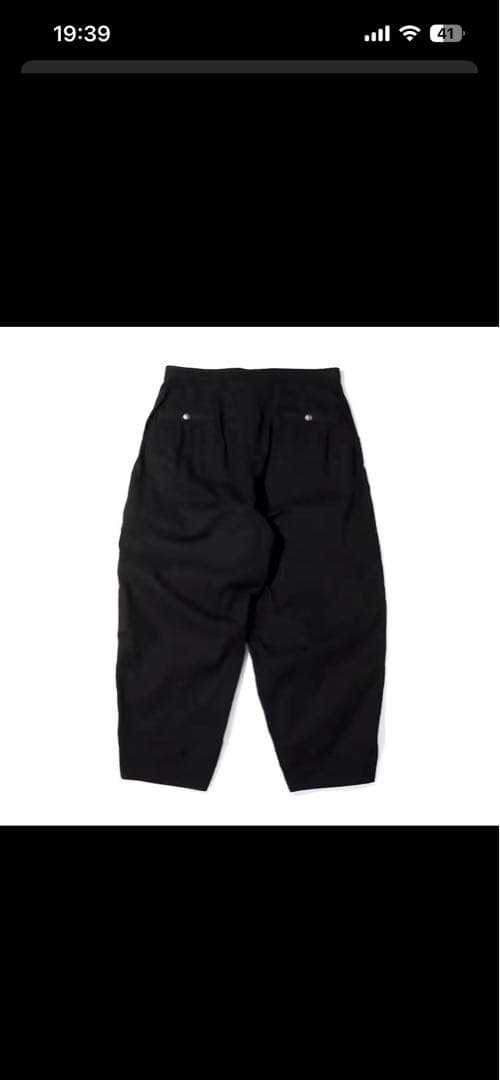THE NORTH FACE ワイドクロップドパンツ 36ブラック