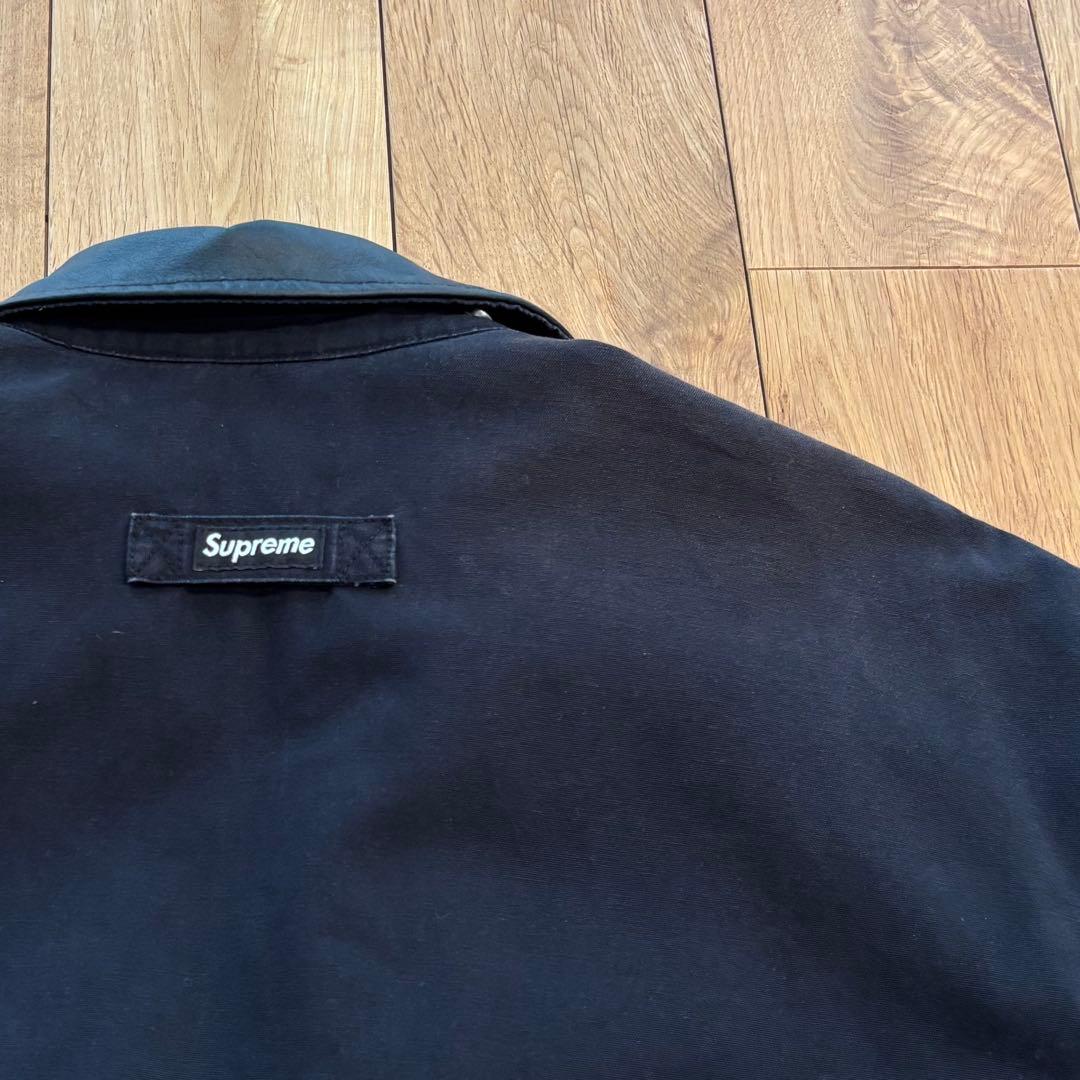 ジャケット・アウター Supreme Leather Collar Utility Jacket S
