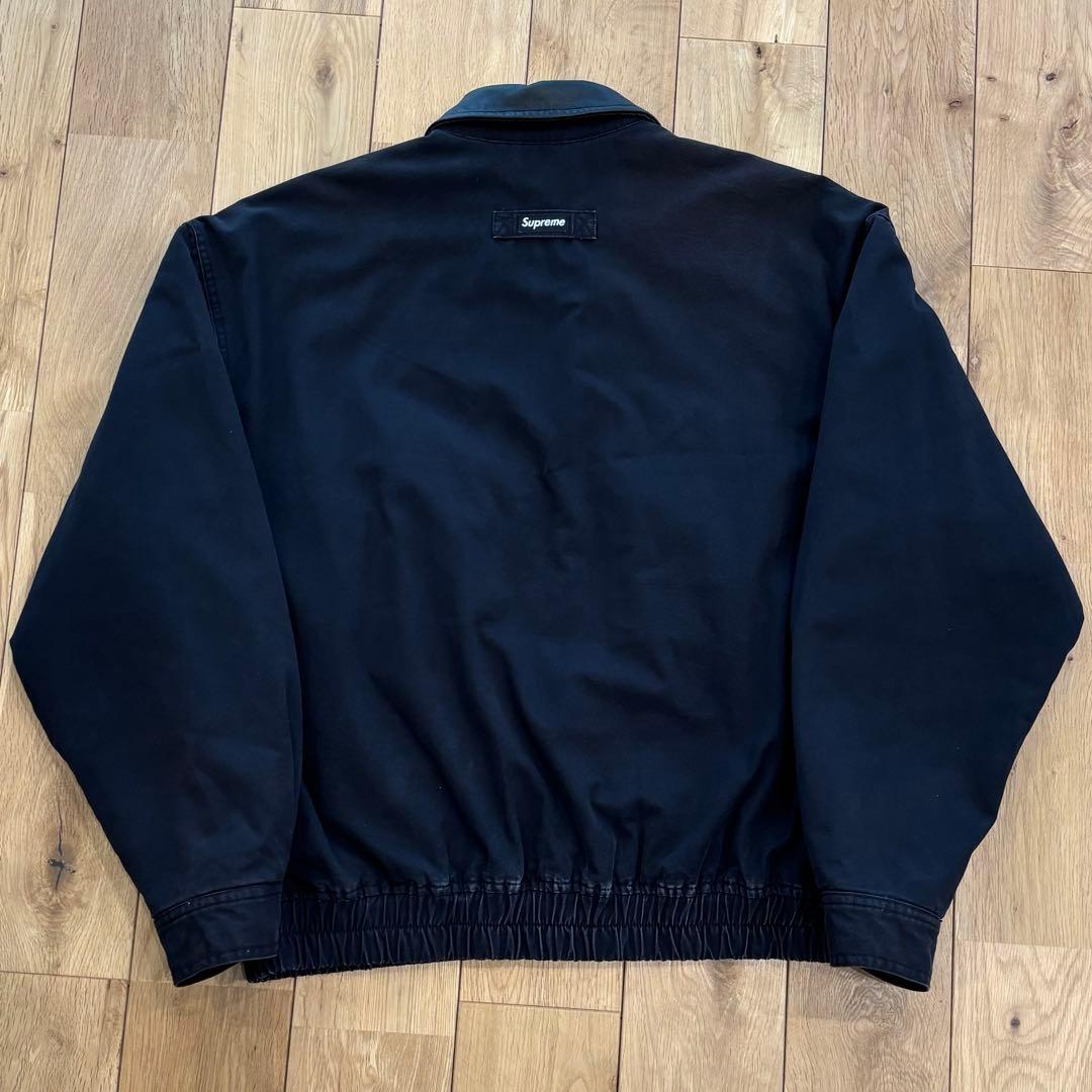 ジャケット・アウター Supreme Leather Collar Utility Jacket S