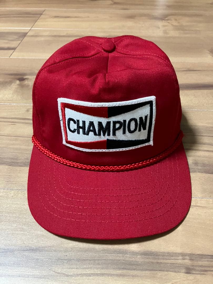 アメリカ製US 80's CHAMPION SPARK PLUGS キャップ