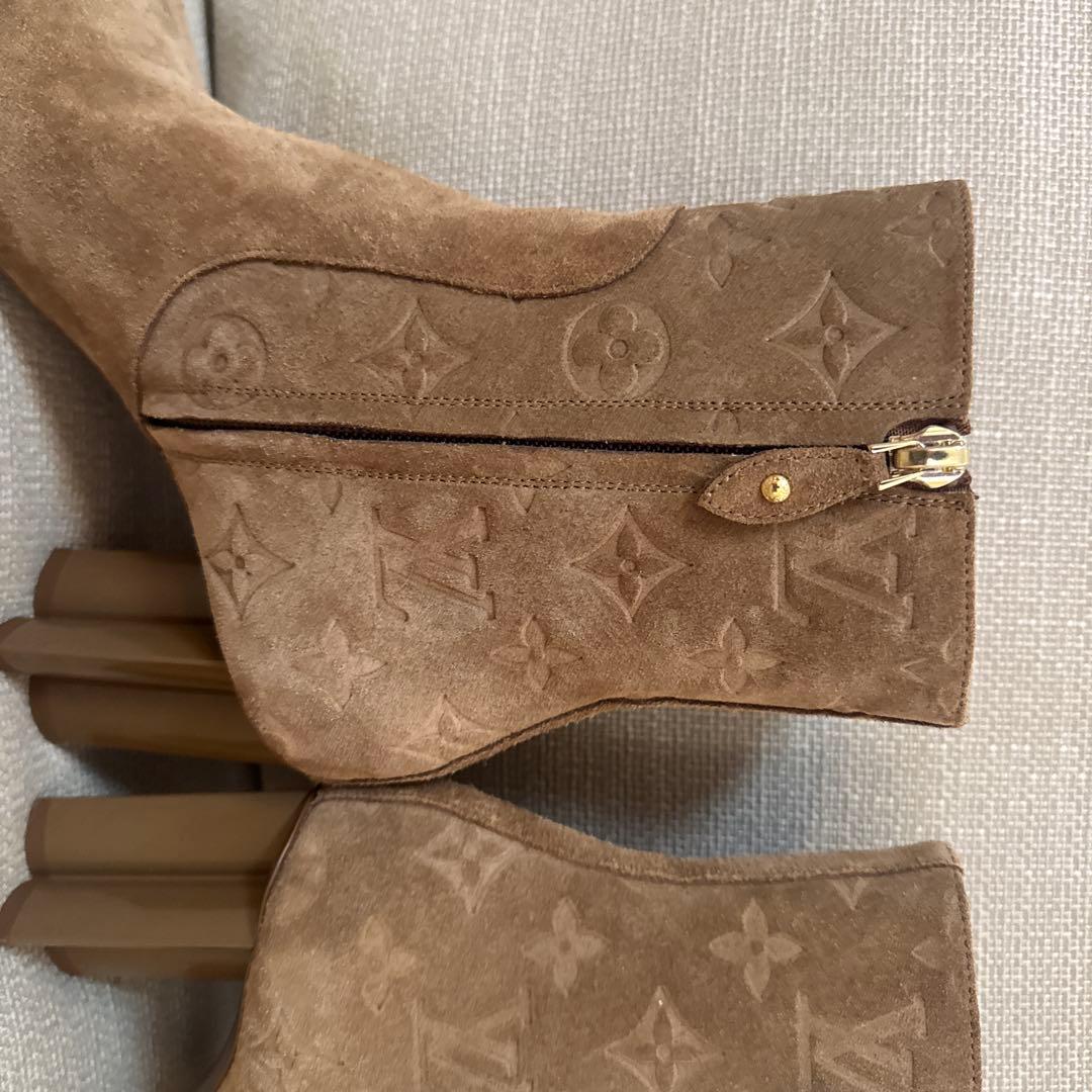 LOUIS VUITTON◆シルエットライン アンクルブーツ