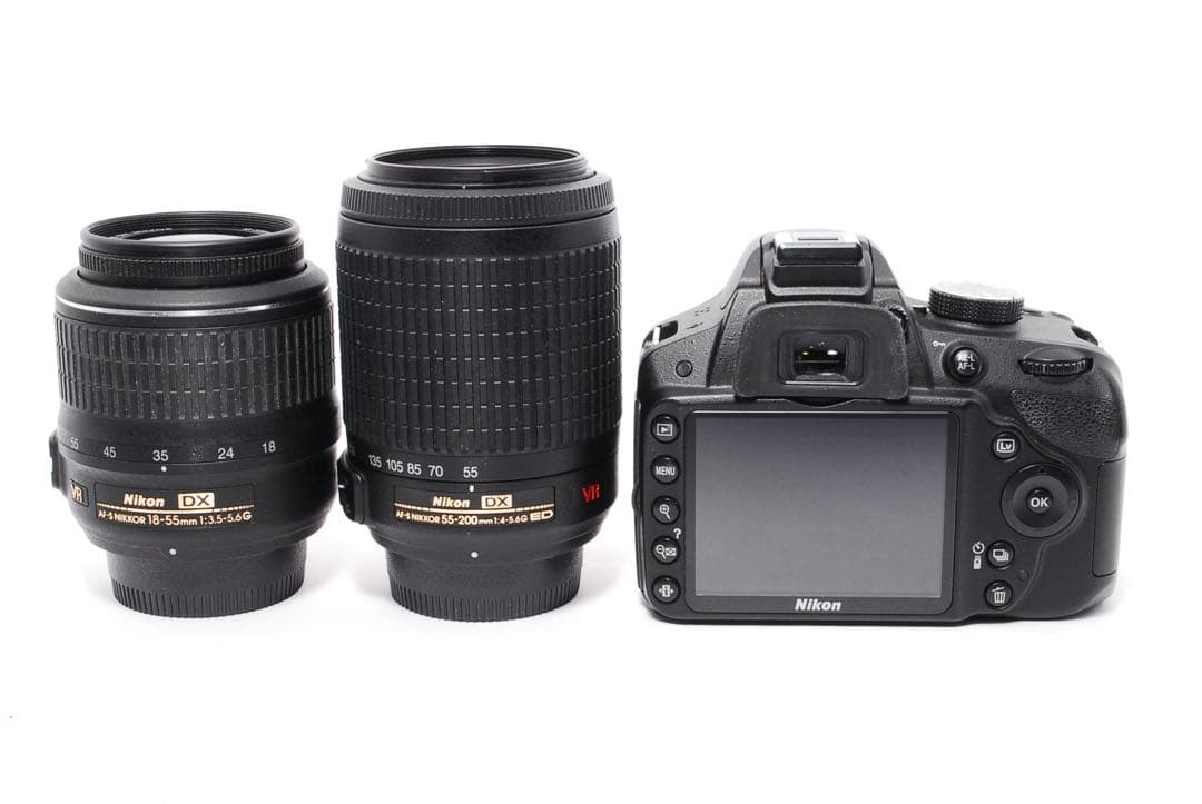 ショット数少なめ◆Nikon D3200◆すぐ使える◆一眼レフカメラ◆スマホ転送