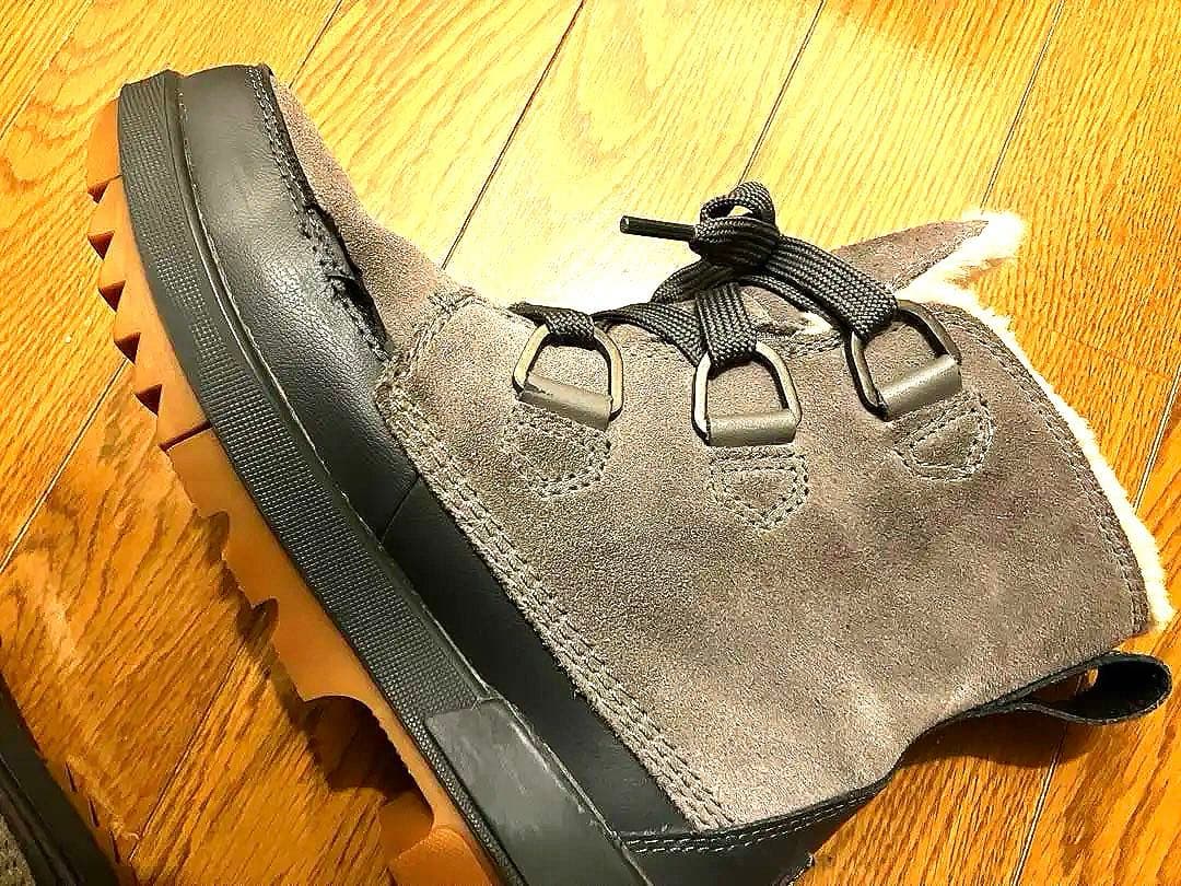 【美品】SOREL ソレル スノーブーツ グレー 防水 防寒 2〜3回着用