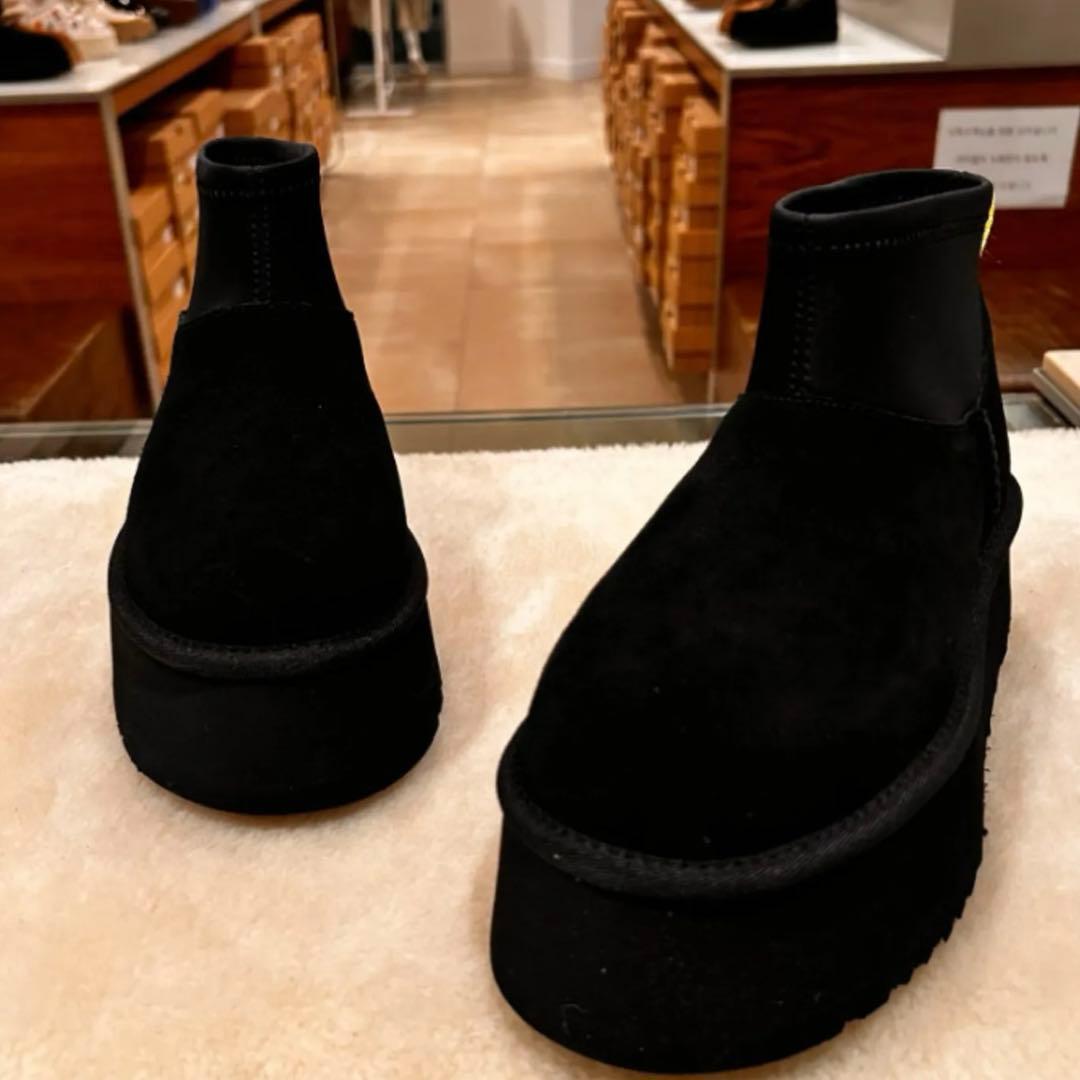 みいさん専用 UGG ブラック ムートンブーツ