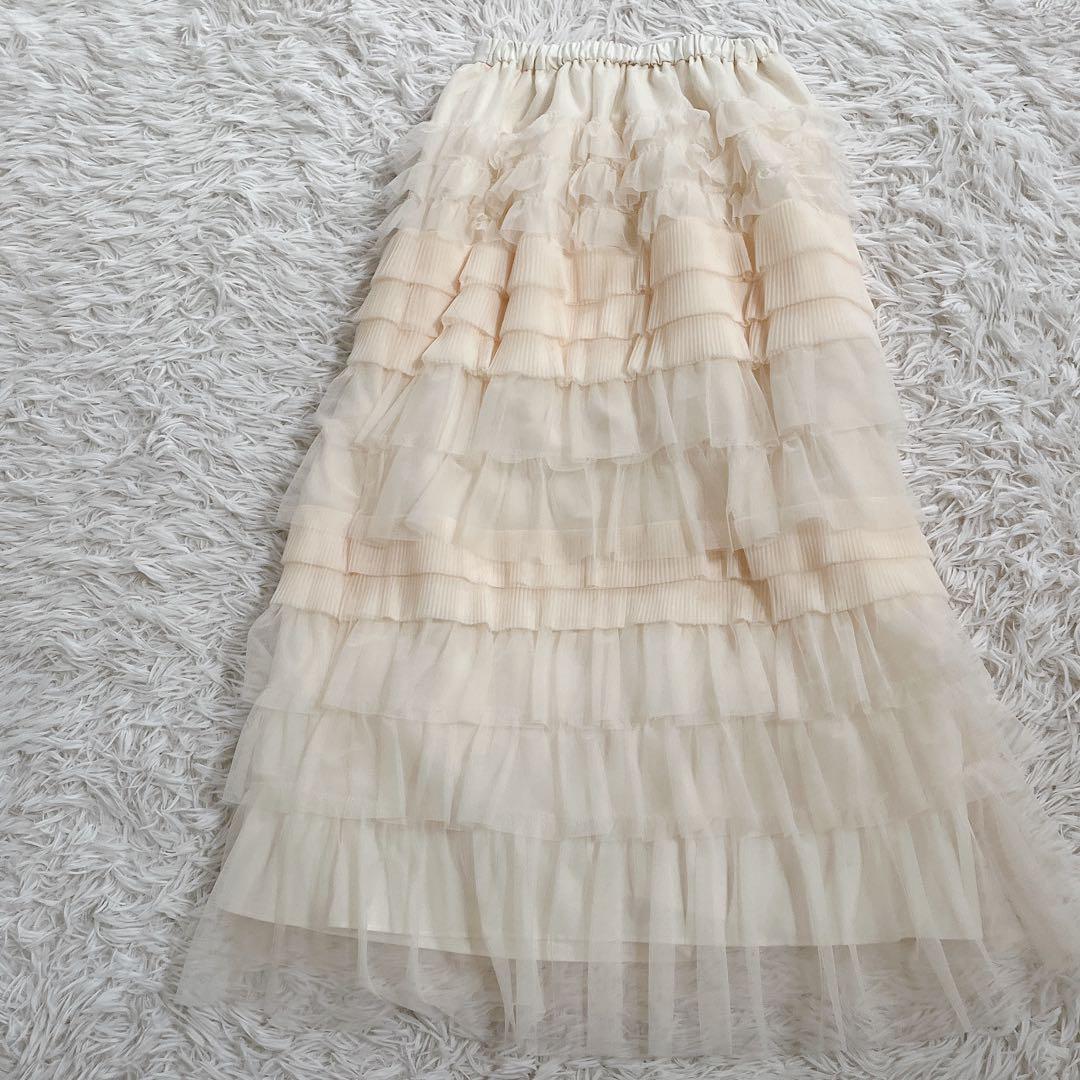 Ꮋer lip to Loved one Tulle Skirt 【S】