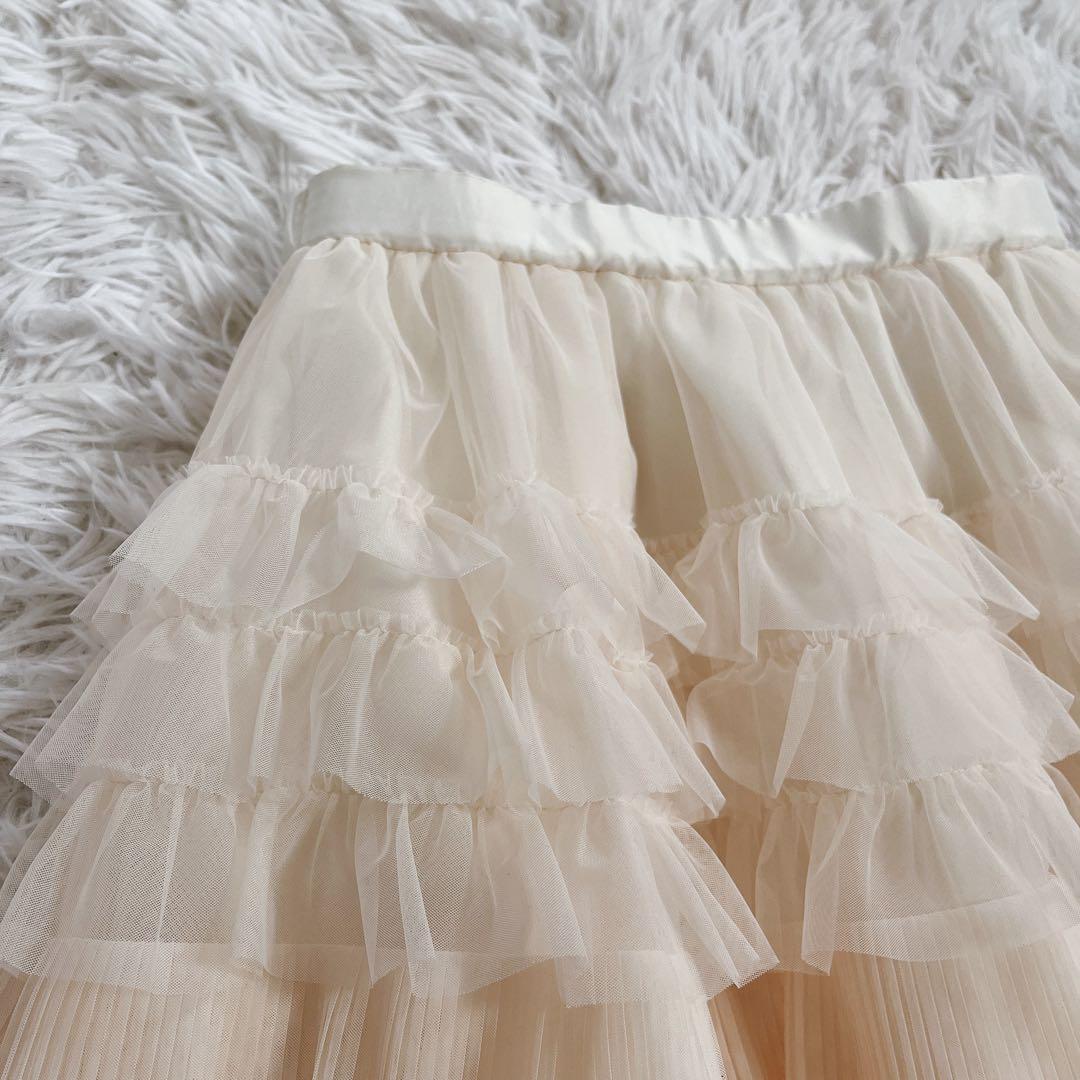 Ꮋer lip to Loved one Tulle Skirt 【S】