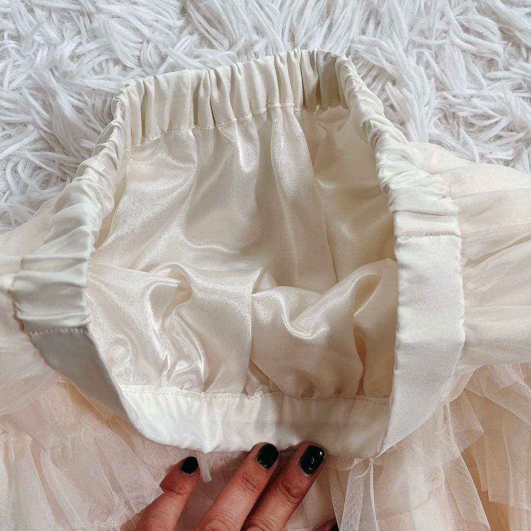 Ꮋer lip to Loved one Tulle Skirt 【S】