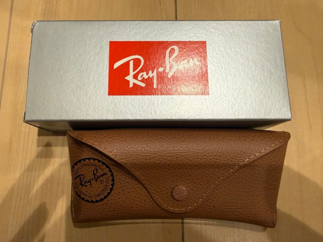 Ray-Ban ラウンド型サングラス ブラウンレンズ