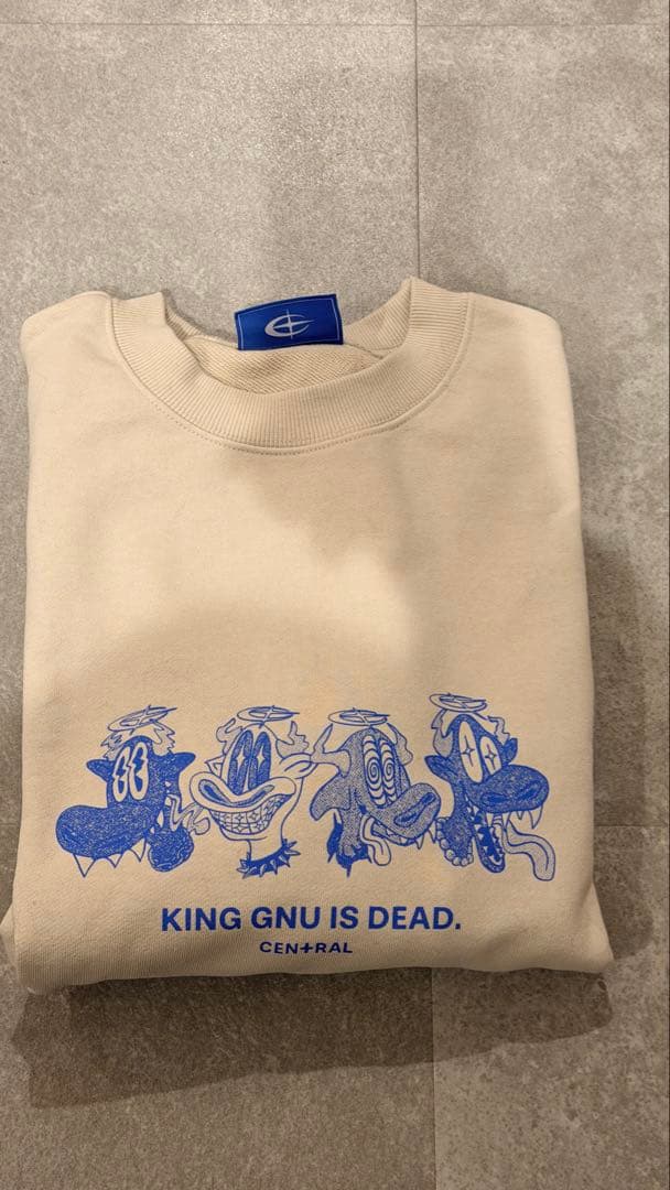 CEN+RAL KING GNUスウェット　アイボリーXL