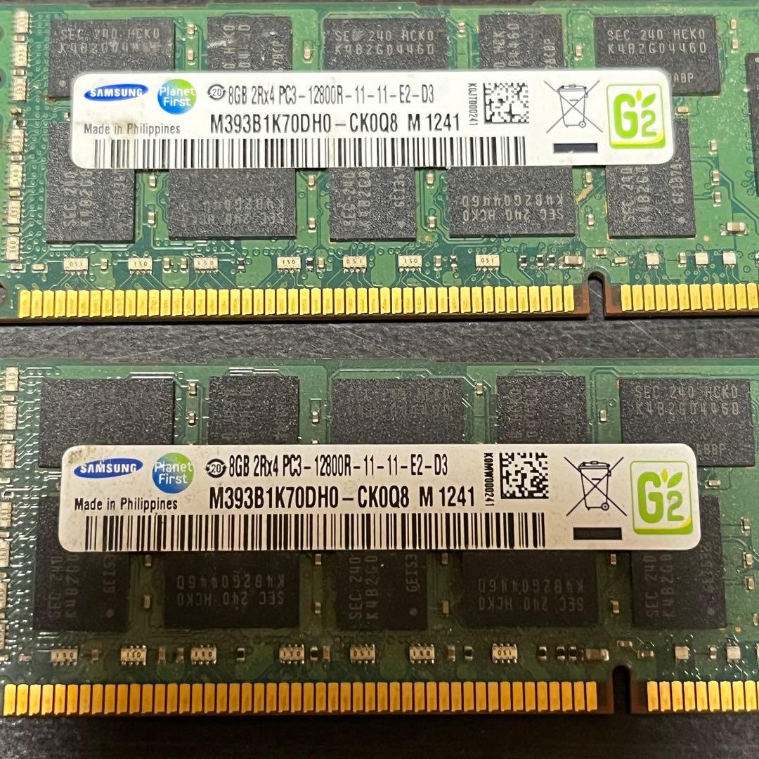 PCメモリー 8GB DDR3 PC3-12800R デスクトップ PC0242