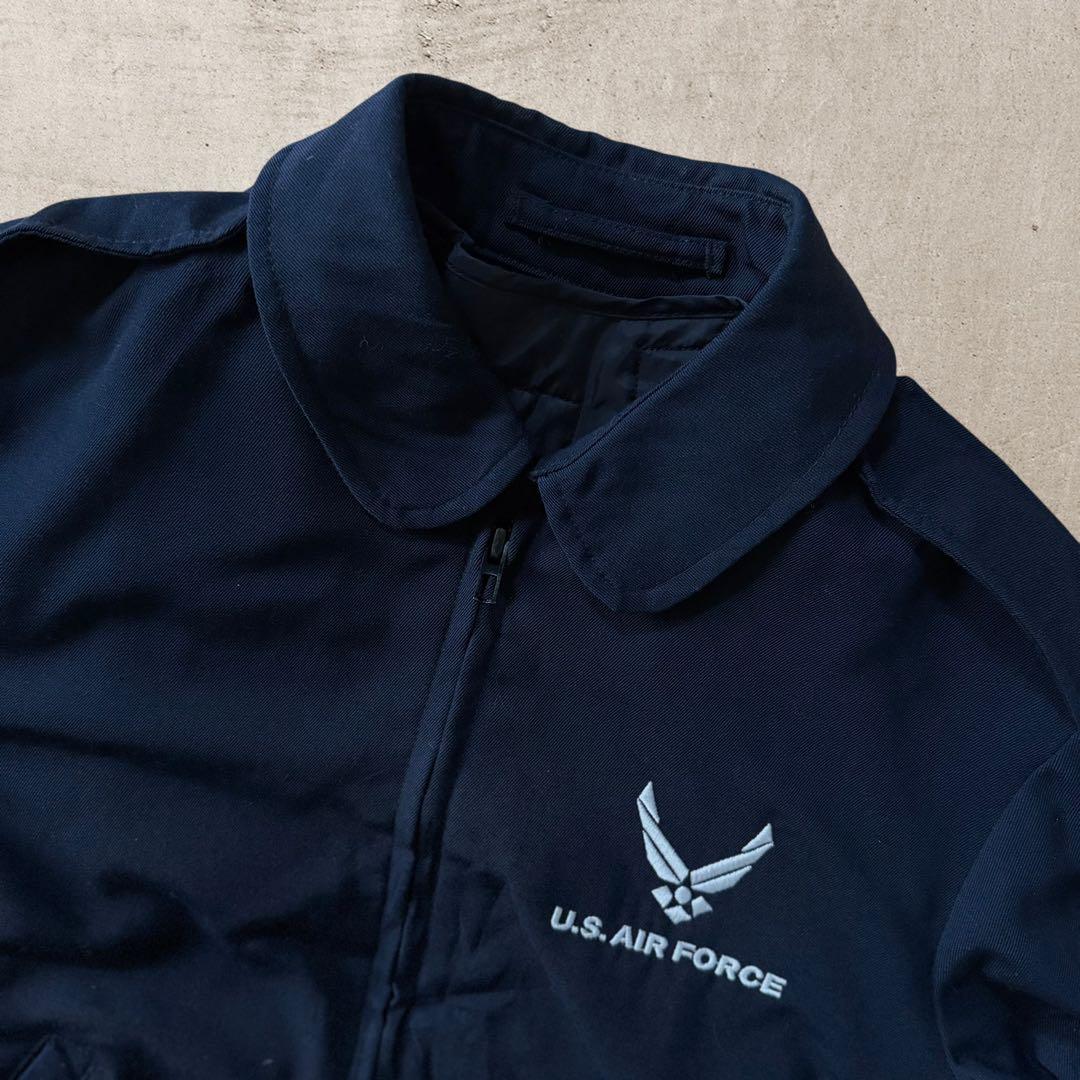 U.S.AIR FORCE ユーティリティーライトミリタリージャケット短丈紺古着