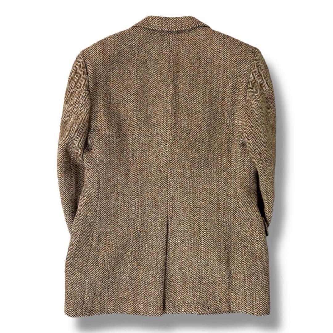 【美品】Dunn&Co ハリスツイード ブレザー くるみボタン M 英国製