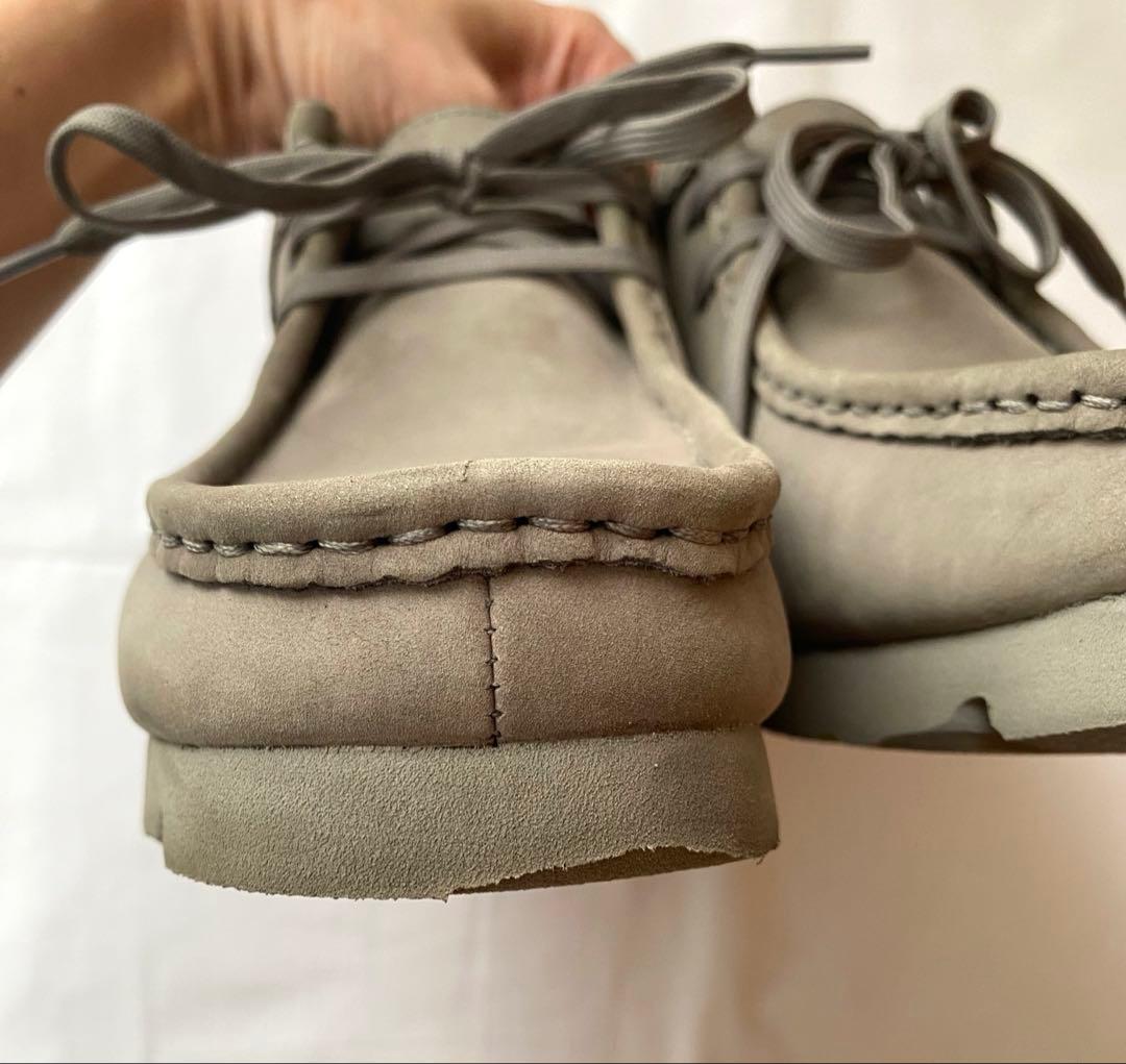 Clarks ワラビー GTX UK7 25cm ゴアテックス グレー