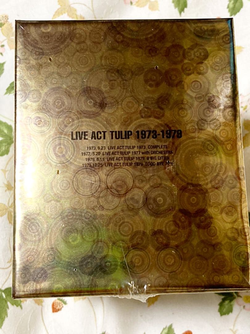 新品未開封　TULIP「LIVE ACT TULIP 1973-1979」BOX