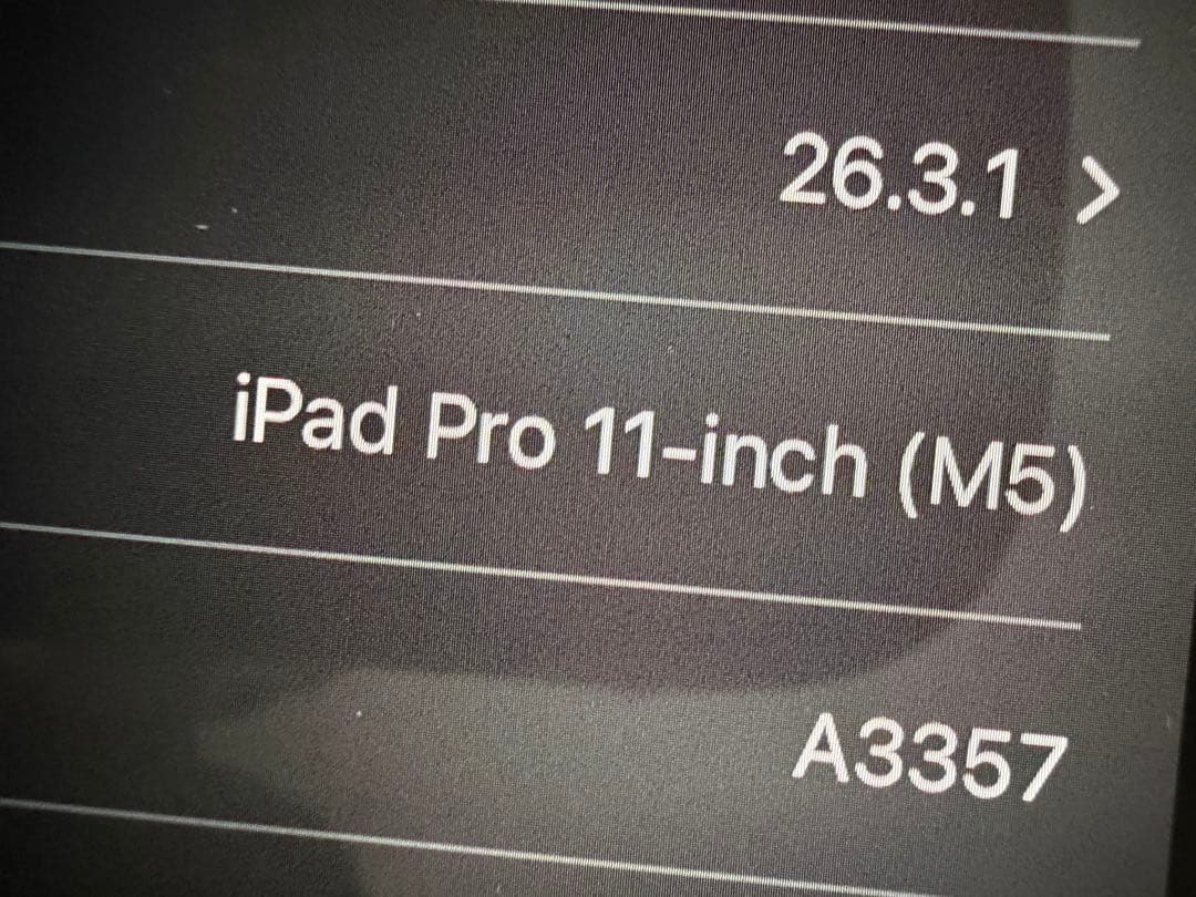 iPad Pro 第5世代 11インチ