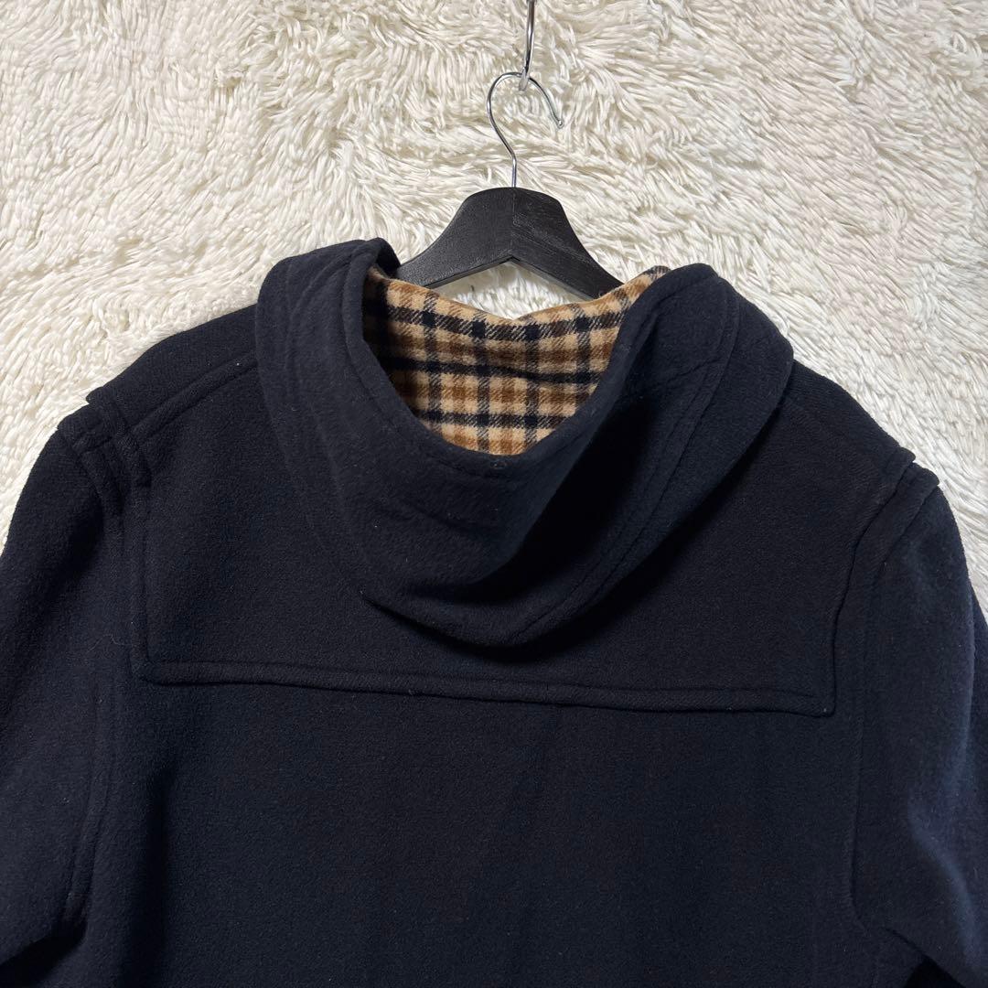 アクアスキュータム　ダッフルコート　XL チェック裏地