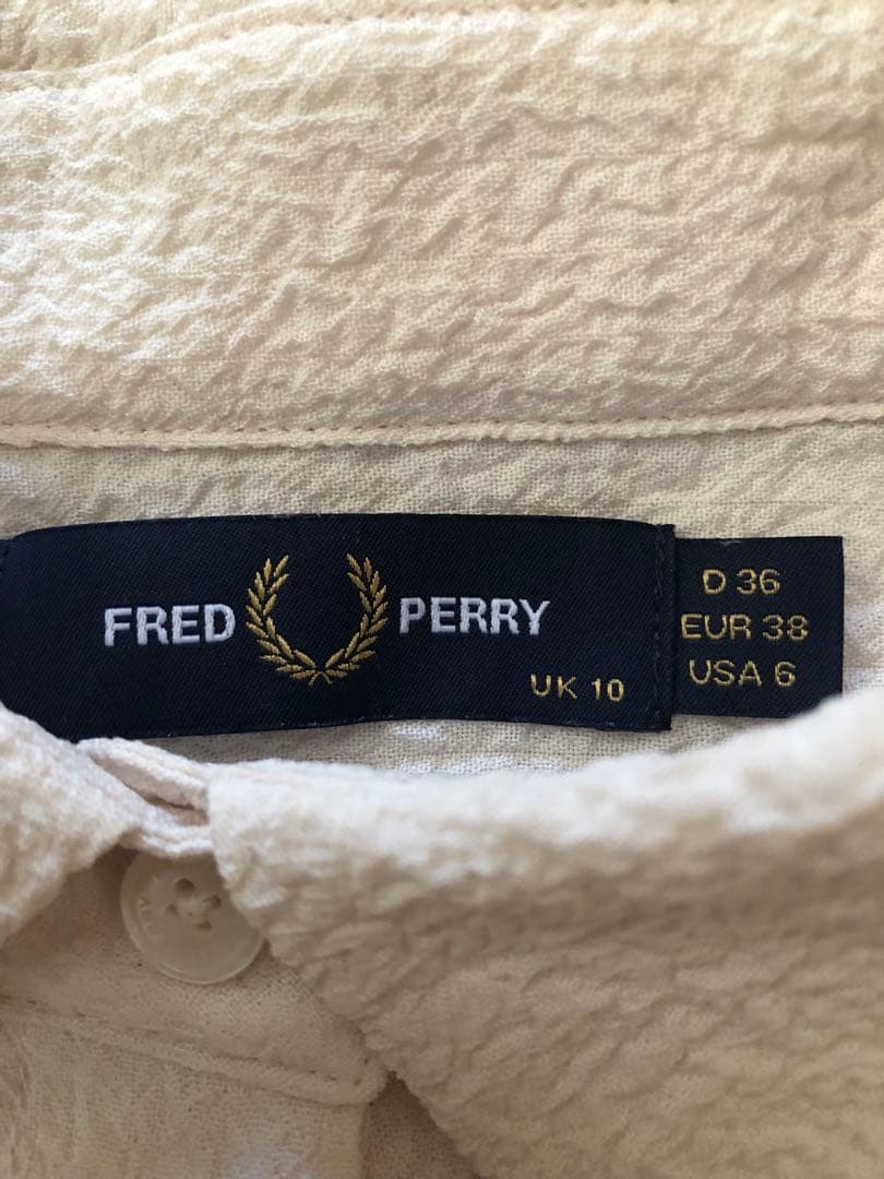 FRED PERRY フレッド ペリー ポロシャツ 白 M