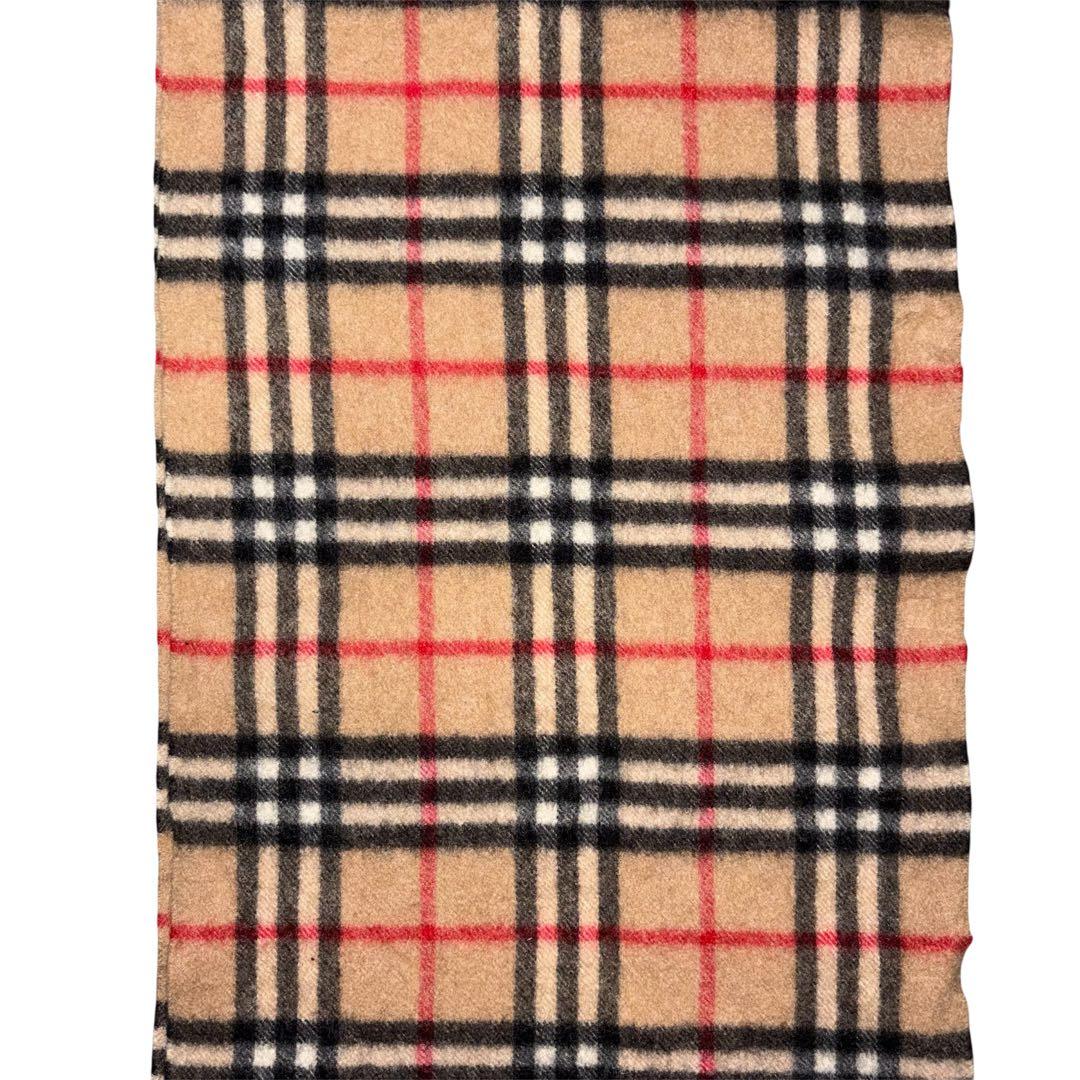 BURBERRY マフラー カシミヤ100% ノバチェック ベージュ バーバリー