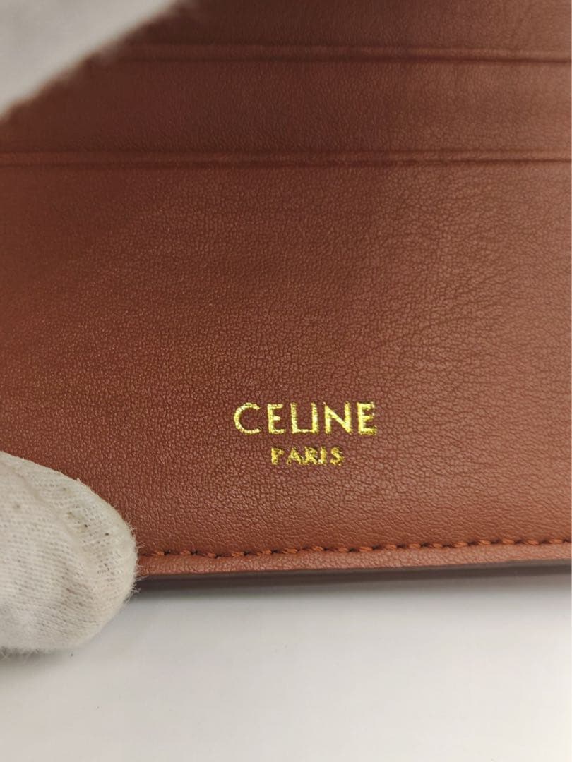 CELINE セリーヌ トリフォールド ウォレット　美品