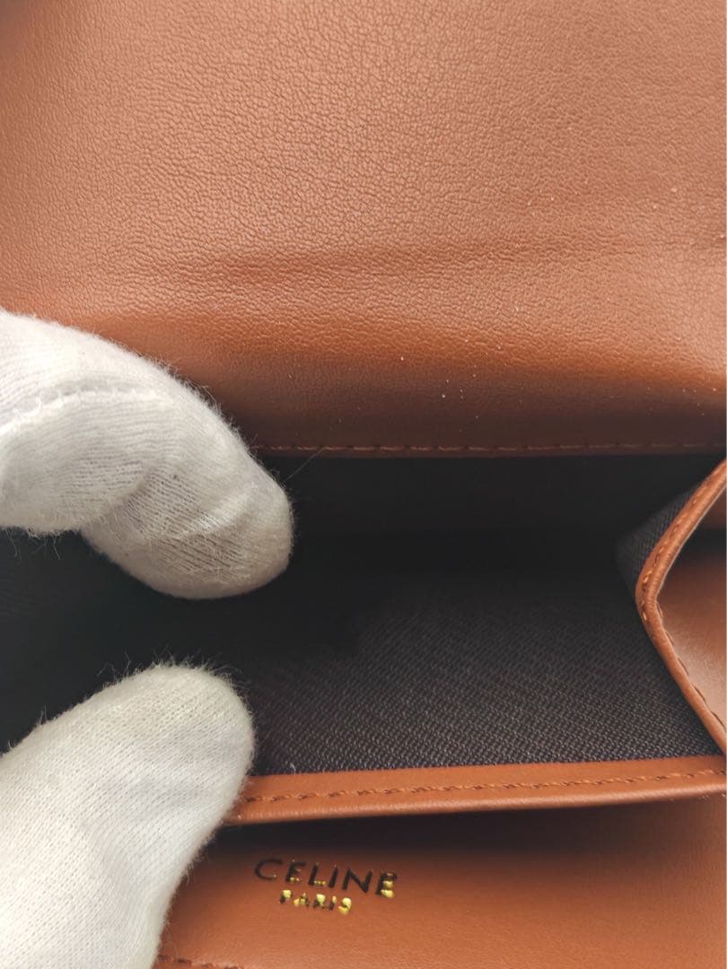 CELINE セリーヌ トリフォールド ウォレット　美品