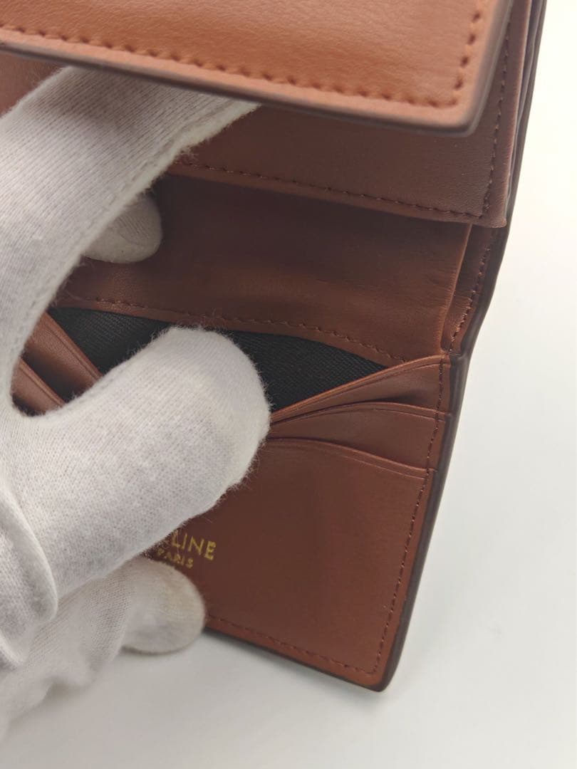 CELINE セリーヌ トリフォールド ウォレット　美品