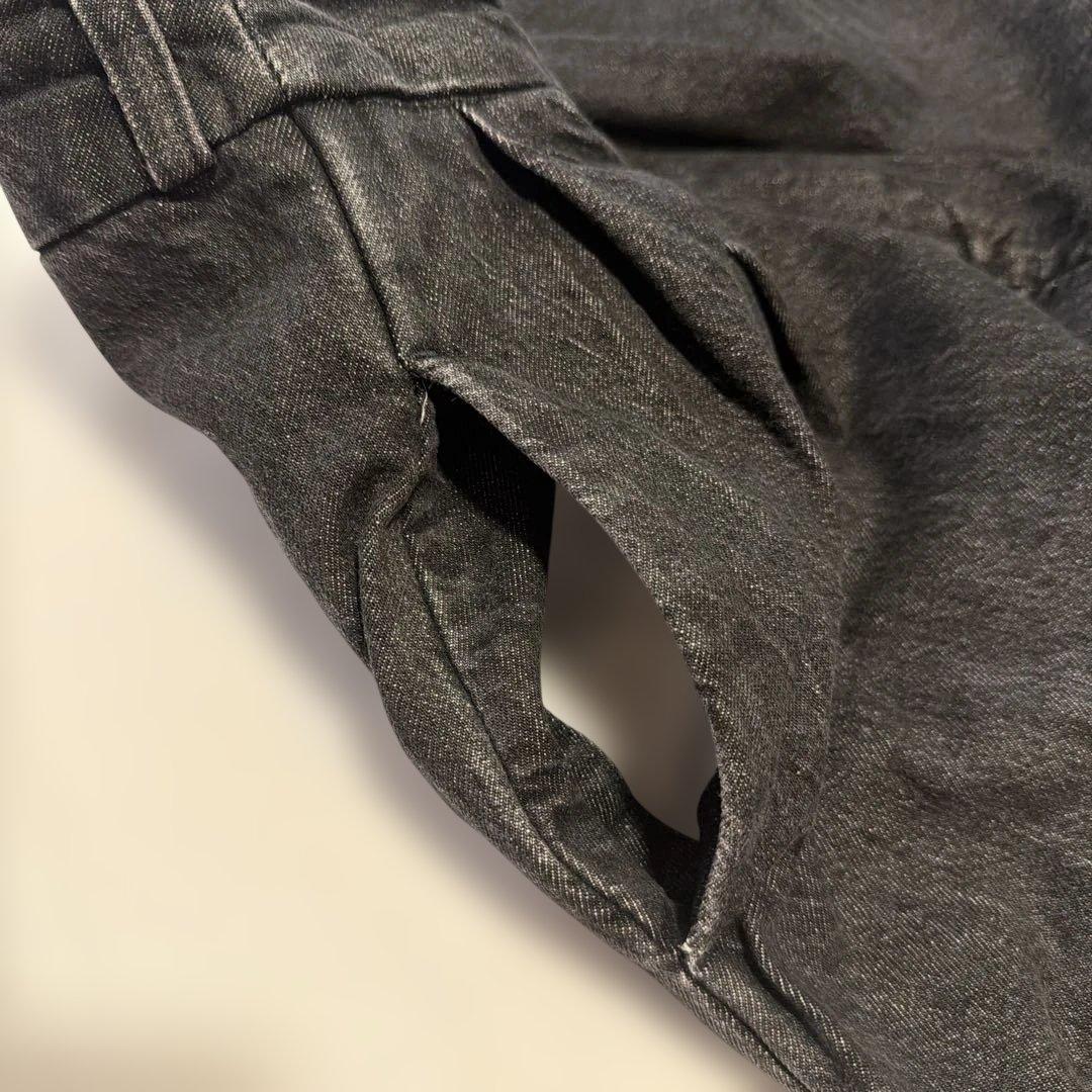 パンツ R&D.M.Co- TUCK DENIM WIDE PANTS