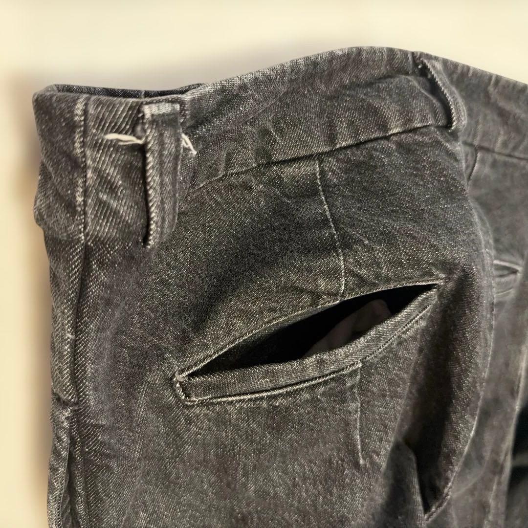 パンツ R&D.M.Co- TUCK DENIM WIDE PANTS