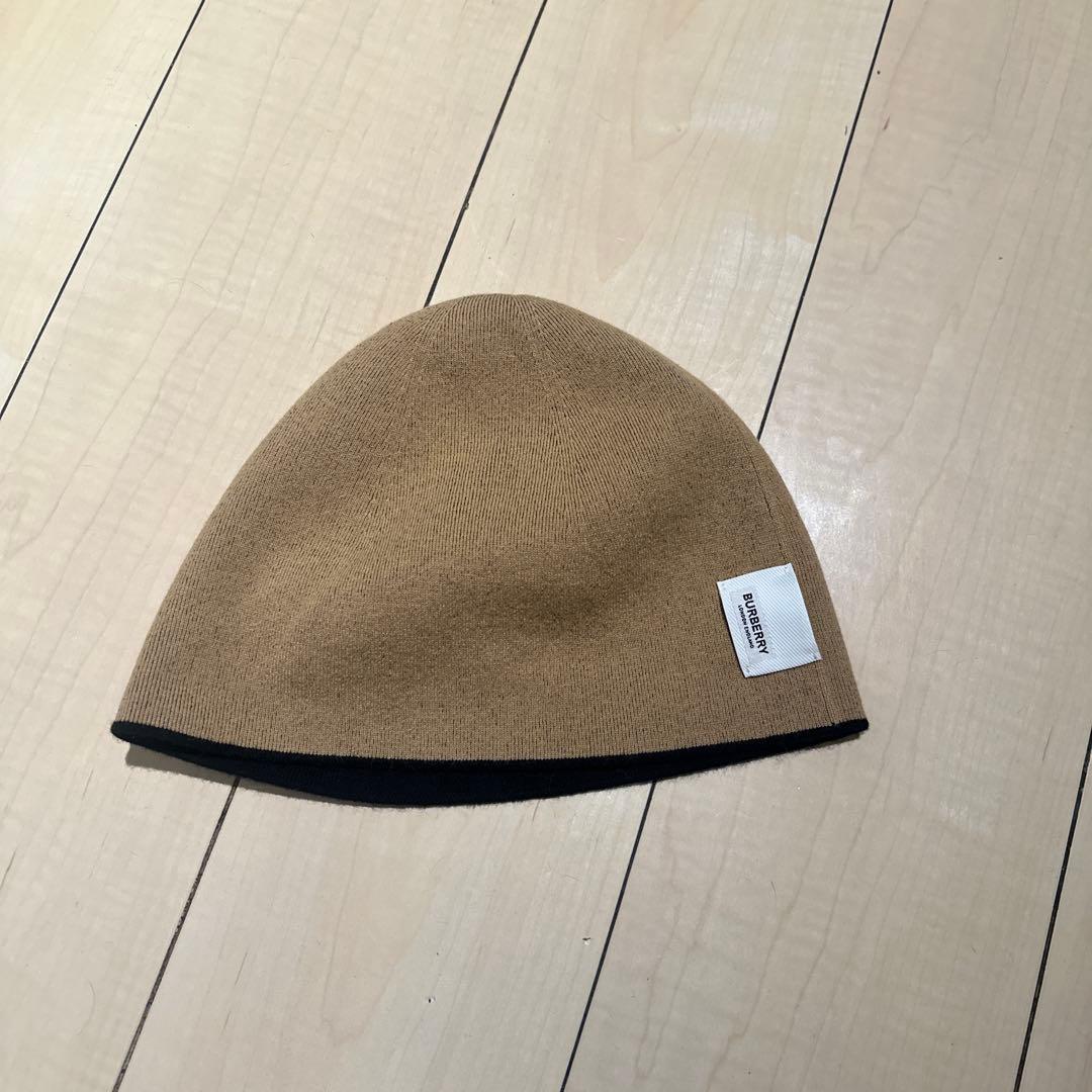 Burberry バーバリー　ビーニーキャップ　リバーシブル