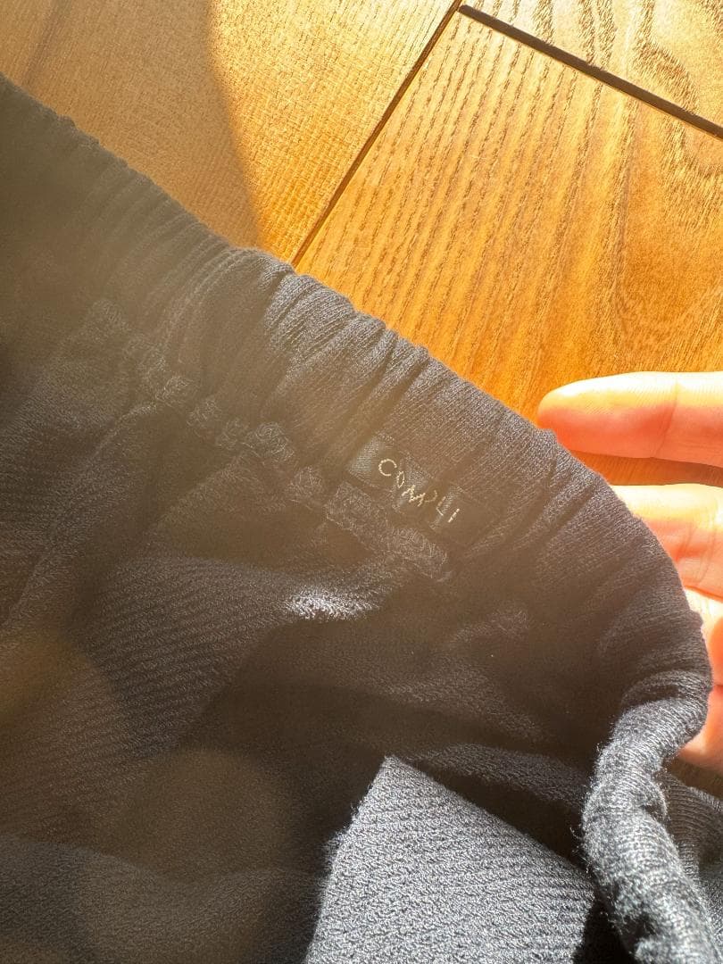 comoli LWコットン裏毛パンツ