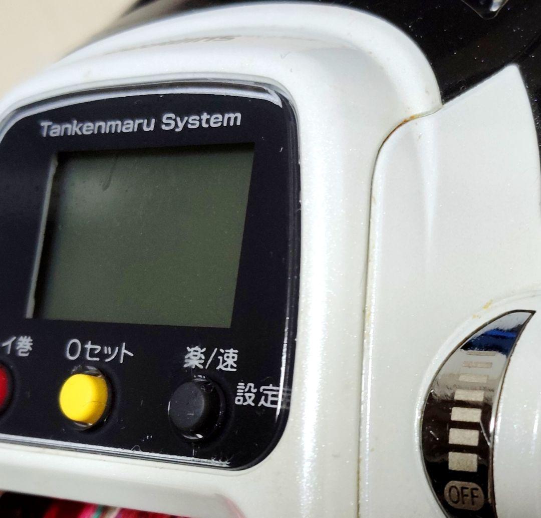 シマノ電動リールプレイズ1000美品 未使用のシマノ純正ブラックパワーコード付き