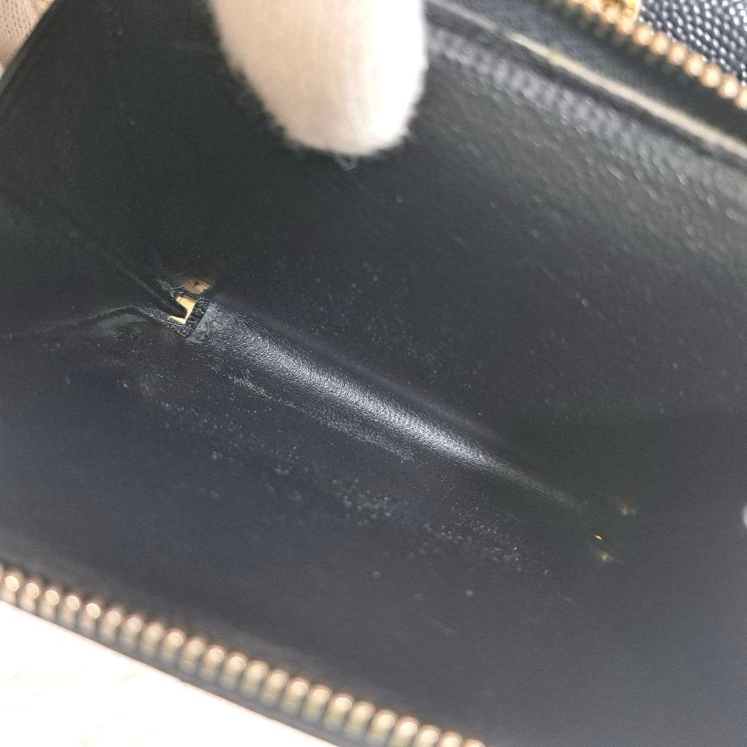 ✨極美品✨サンローラン　二つ折り　カサンドラ　キャビアスキン　レザー　YSL