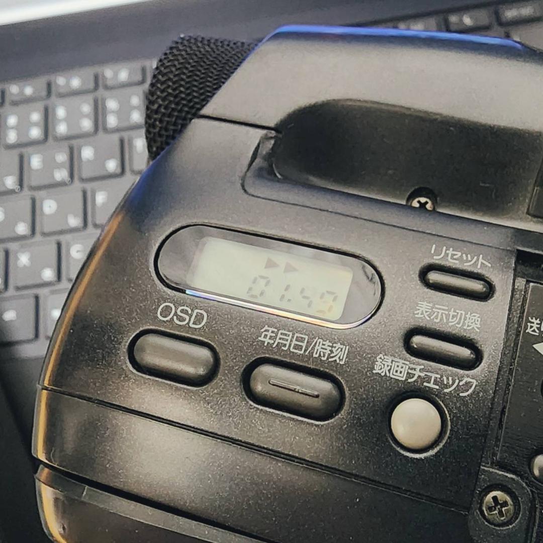 【動作確認済】Panasonic 高画質 S VHS-C ビデオカメラ セット