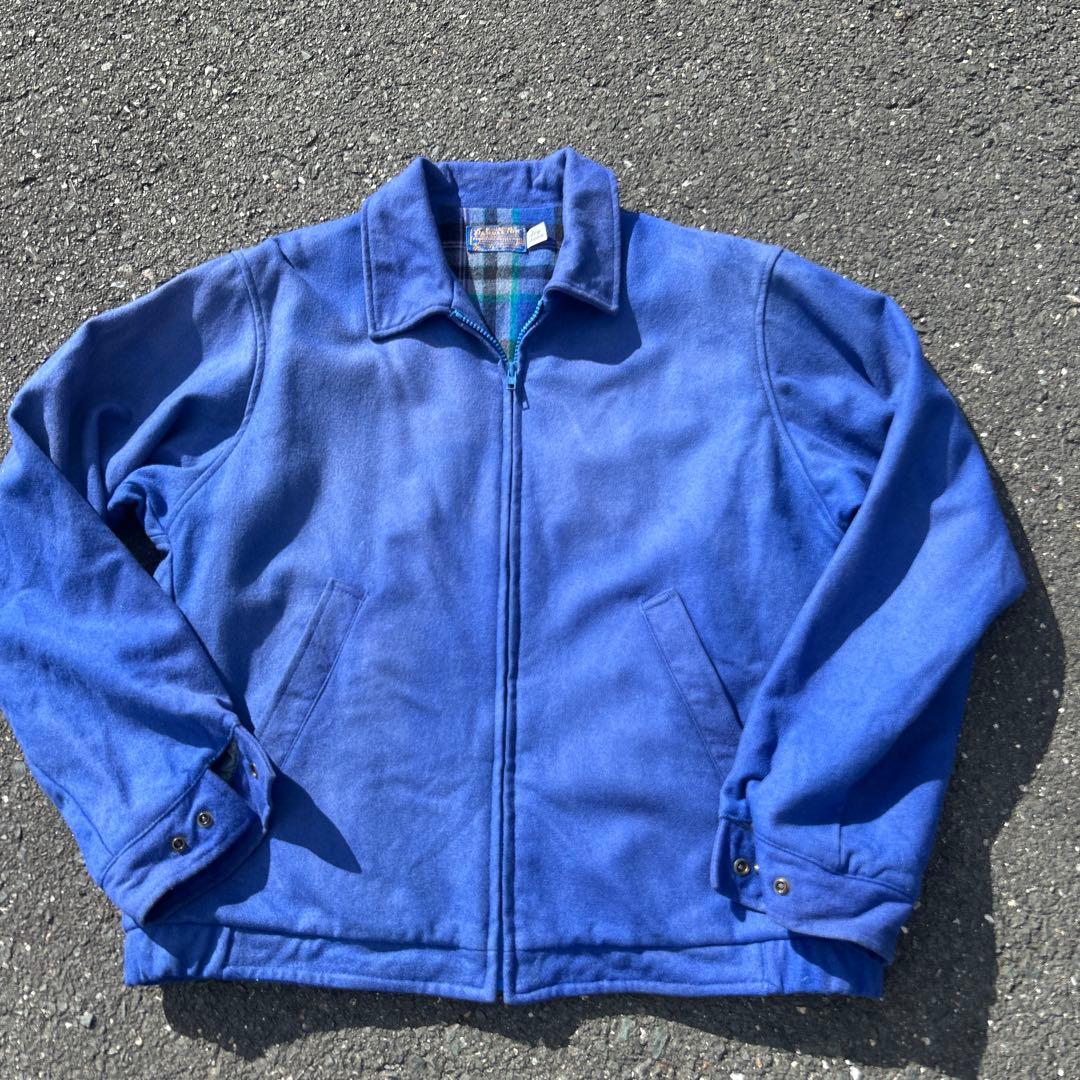 鬼フェード スポジャケ 70s〜 USA製 pendleton ウール チェック