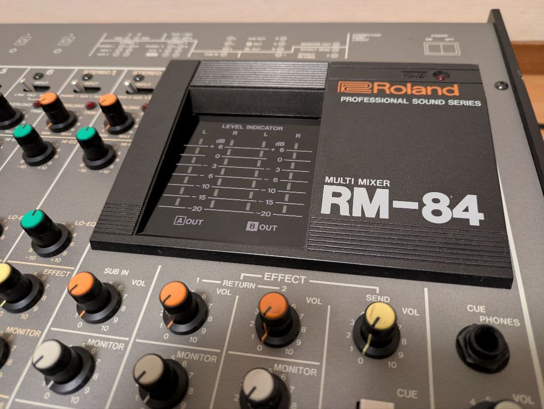 Roland RM-84ビンテージアナログミキサー(簡易チェック済)夏季値下げ中