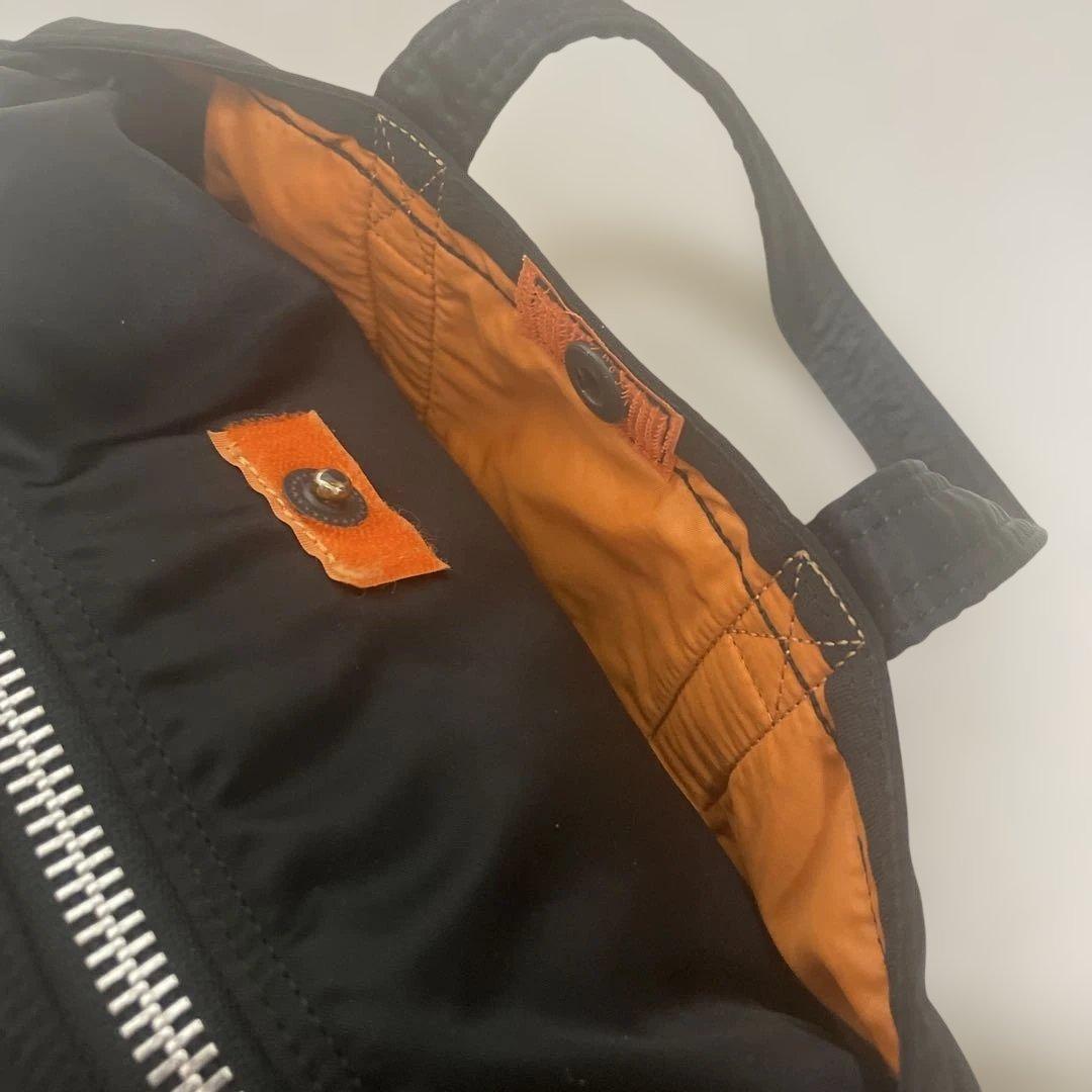 【美品】PORTER TANKER ダッフルバッグ ミニボストンバッグ 黒