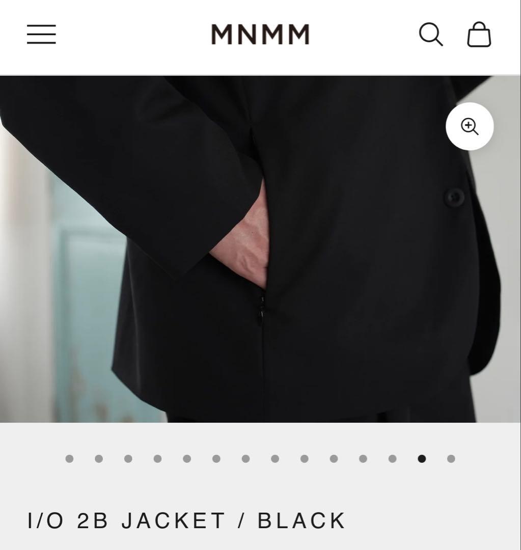 [ 値下げ ] 新品未使用 MNMM I/0 2B JACKET BLACK