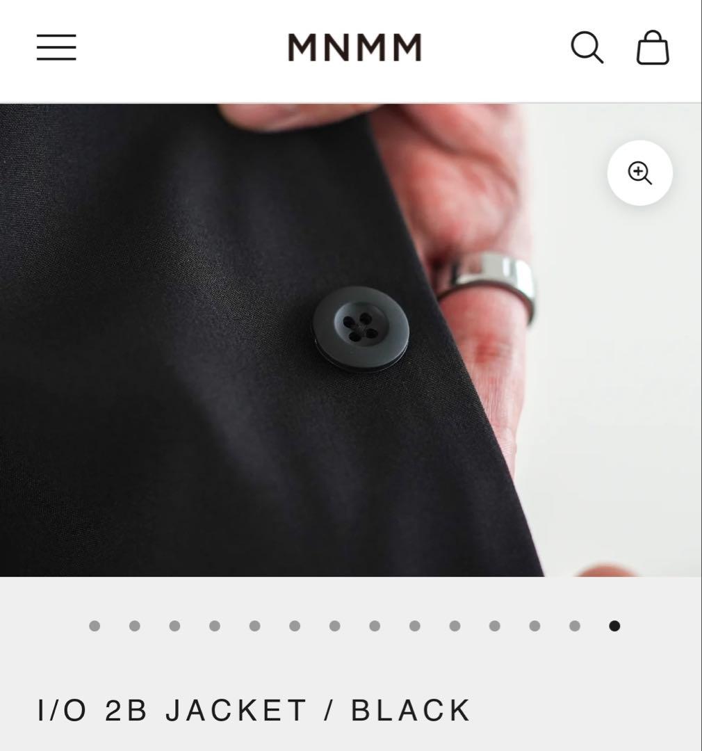 [ 値下げ ] 新品未使用 MNMM I/0 2B JACKET BLACK