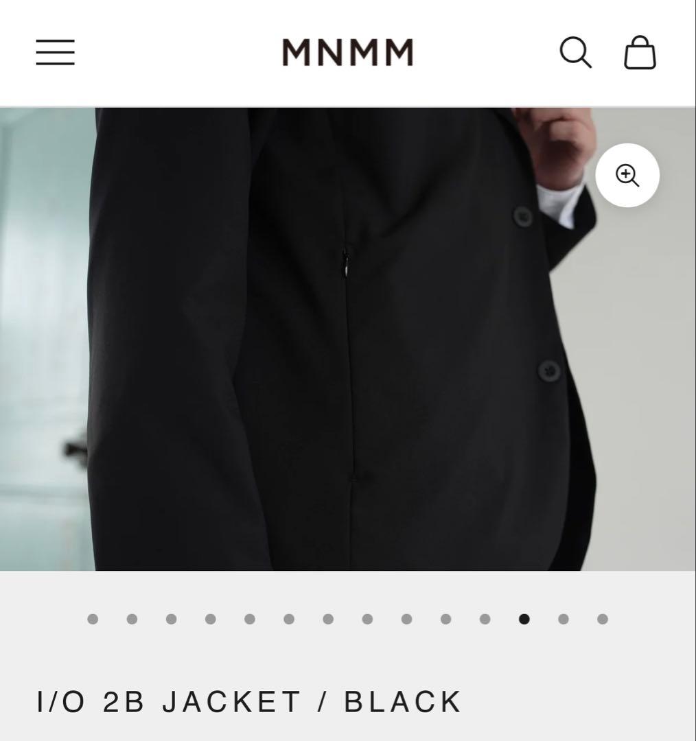 [ 値下げ ] 新品未使用 MNMM I/0 2B JACKET BLACK
