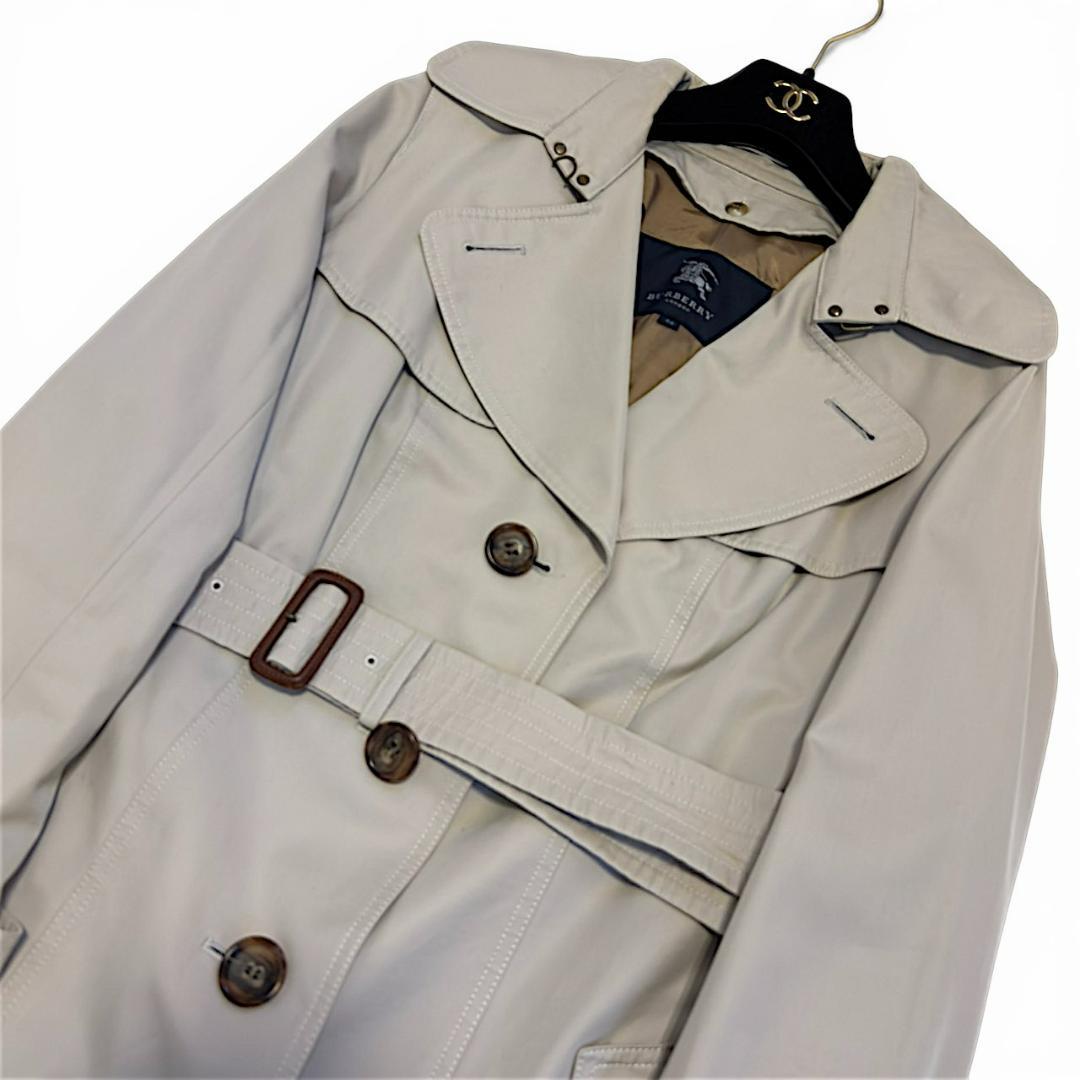 【美品】 BURBERRY LONDON ノバチェック 2Way トレンチコート