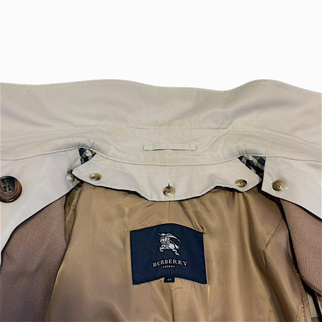 【美品】 BURBERRY LONDON ノバチェック 2Way トレンチコート