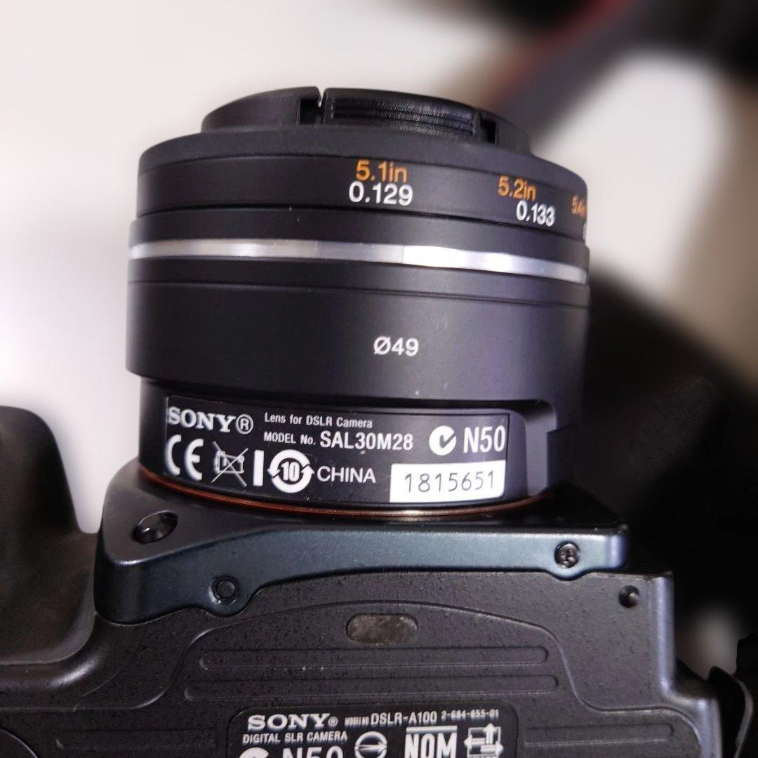 SONY ソニー α100 DSLR-A100 デジタル一眼レフカメラ　レンズ