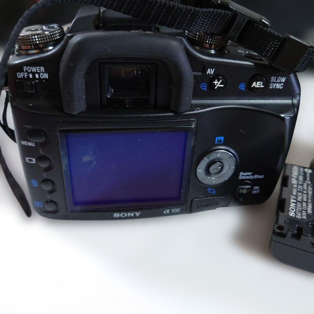 SONY ソニー α100 DSLR-A100 デジタル一眼レフカメラ　レンズ
