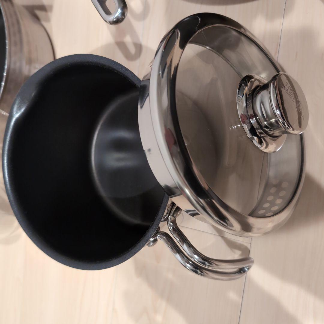 ま*ろ様 お手軽自炊セット（フライパン、炊飯鍋　等）