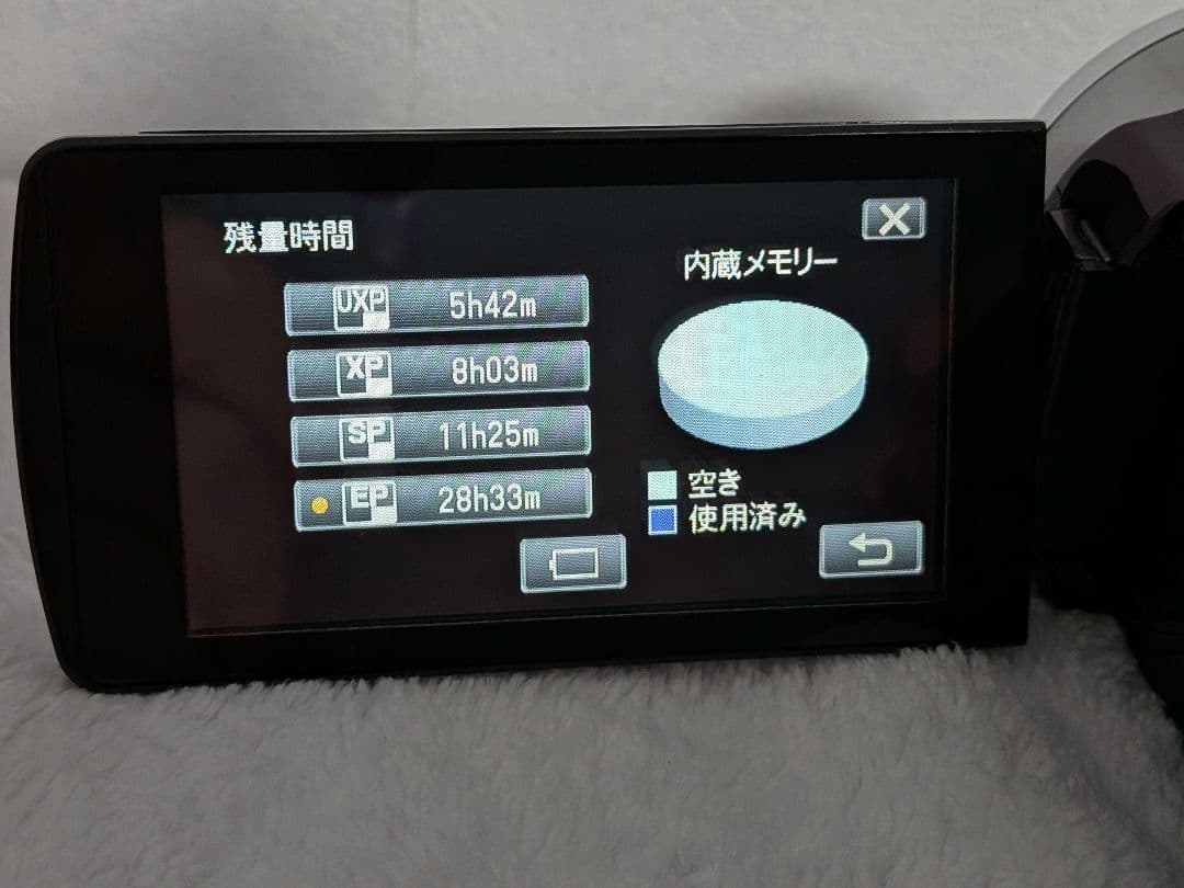 見て見て、超美品　JVC FULL HD ビデオカメラ 40倍光学ズーム