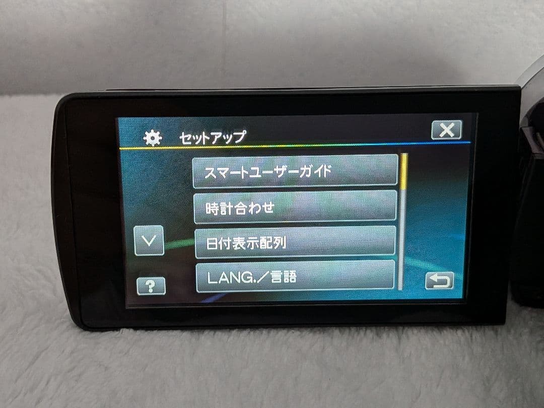 見て見て、超美品　JVC FULL HD ビデオカメラ 40倍光学ズーム