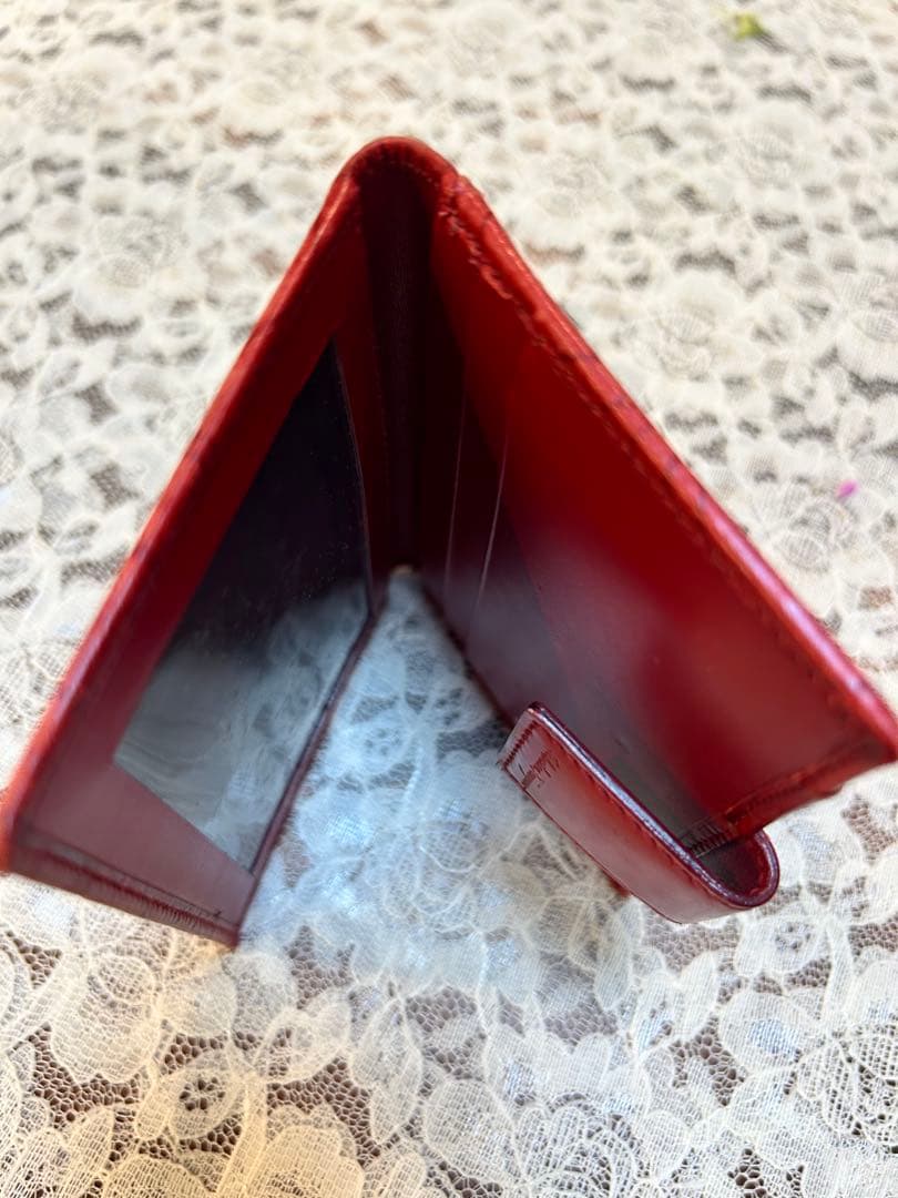 Salvatore Ferragamo レッド名刺入れ