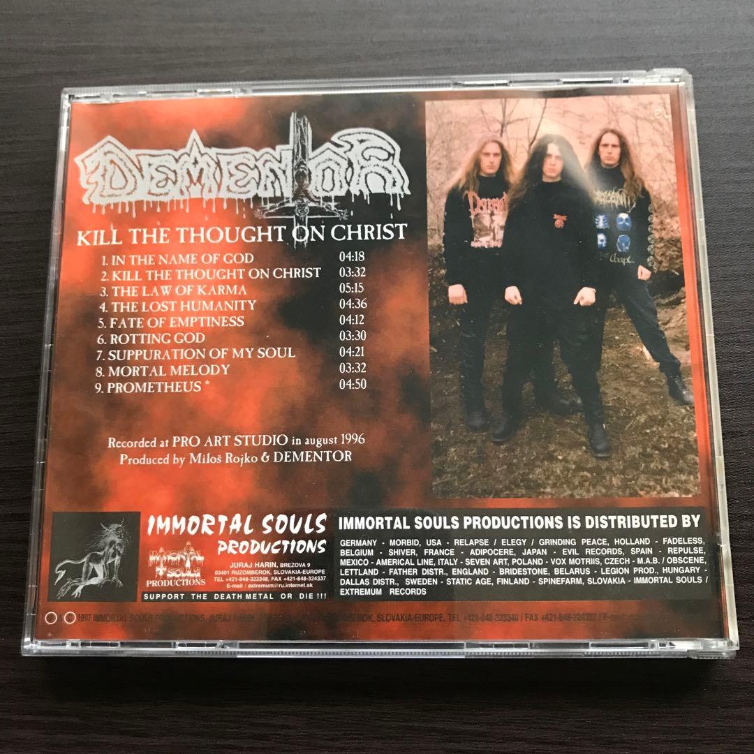 洋楽 Dementor/kill the thought on Christ